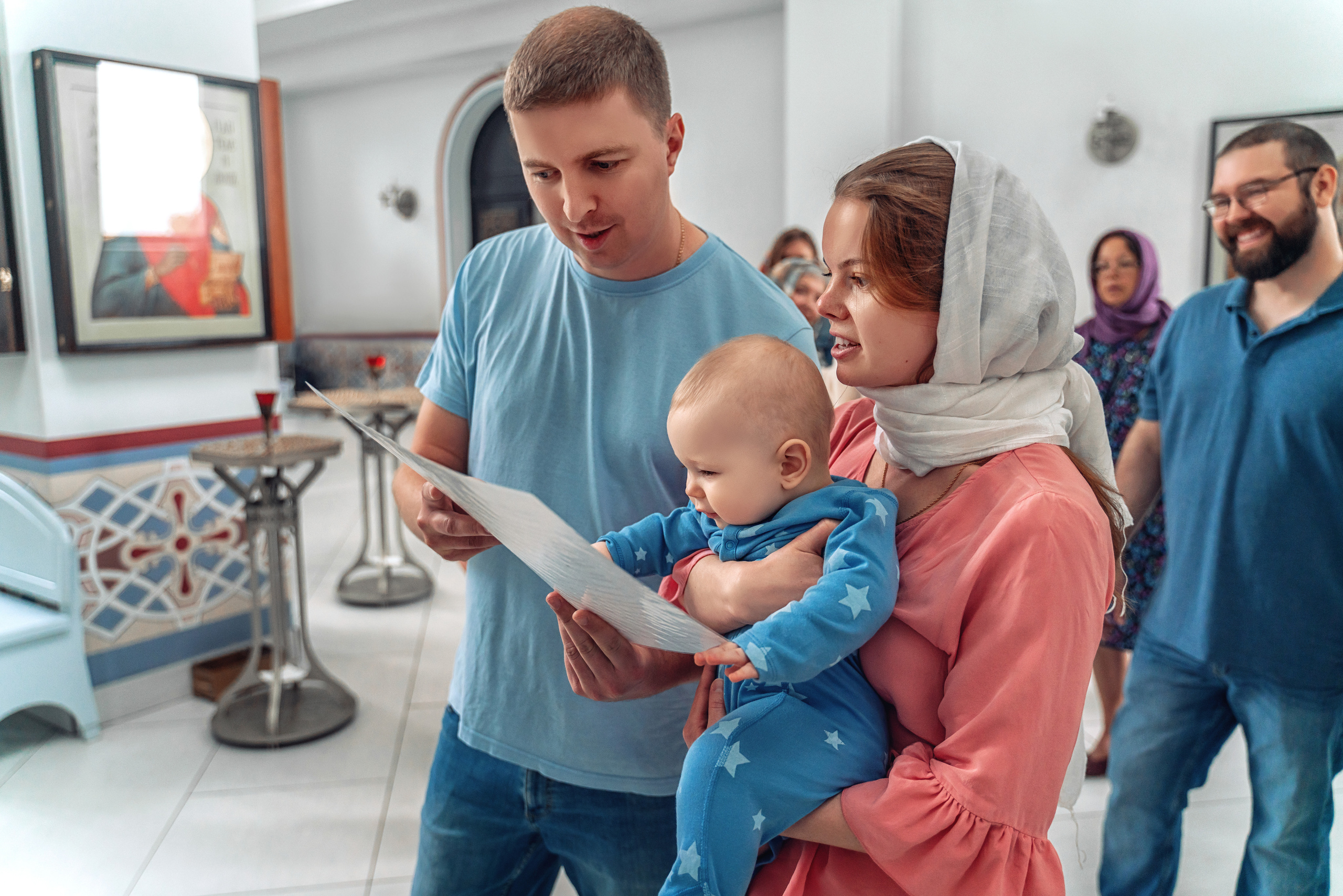 Фотограф на крещение Москва. Храм Архангела Михаила в Путилково. Фотограф \ Видеограф на Крещение, Венчание Москва| Семейные съемки