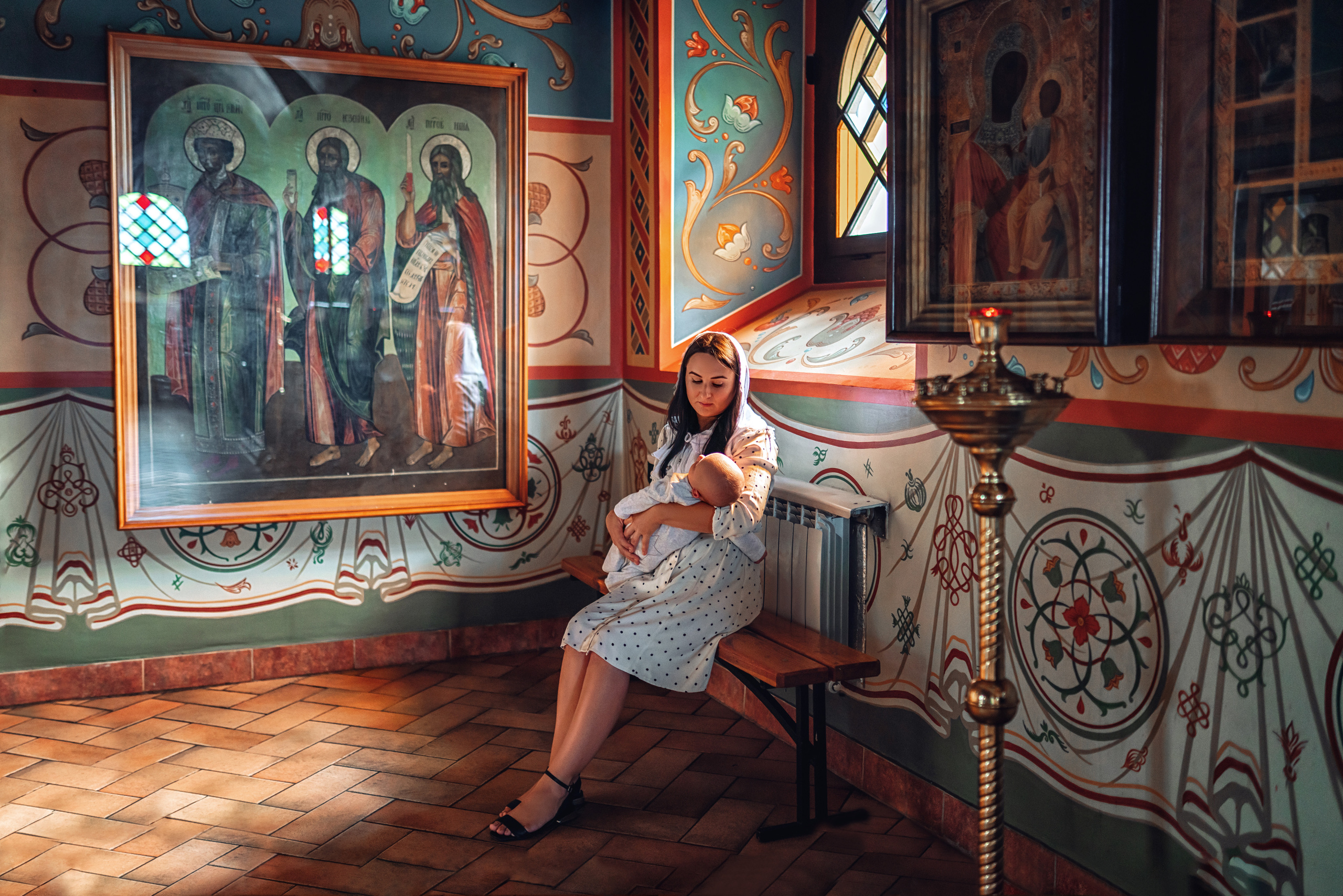 Фотограф на крещение Москва. Храм Казанской в Котельниках. Фотограф \ Видеограф на Крещение, Венчание Москва| Семейные съемки