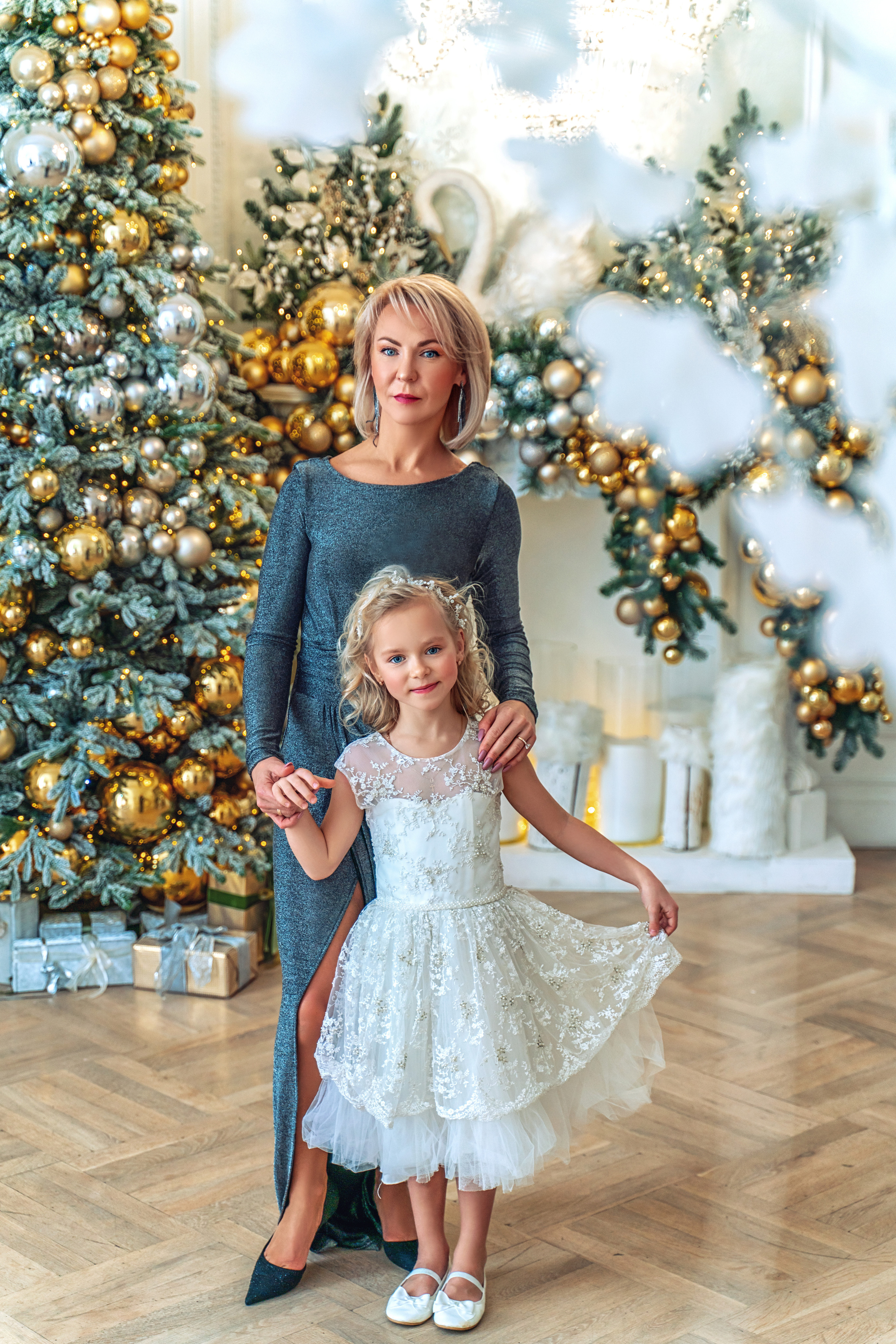 Новый год. Оксана. Зал Сезар. Фотограф \ Видеограф на Крещение, Венчание Москва| Семейные съемки