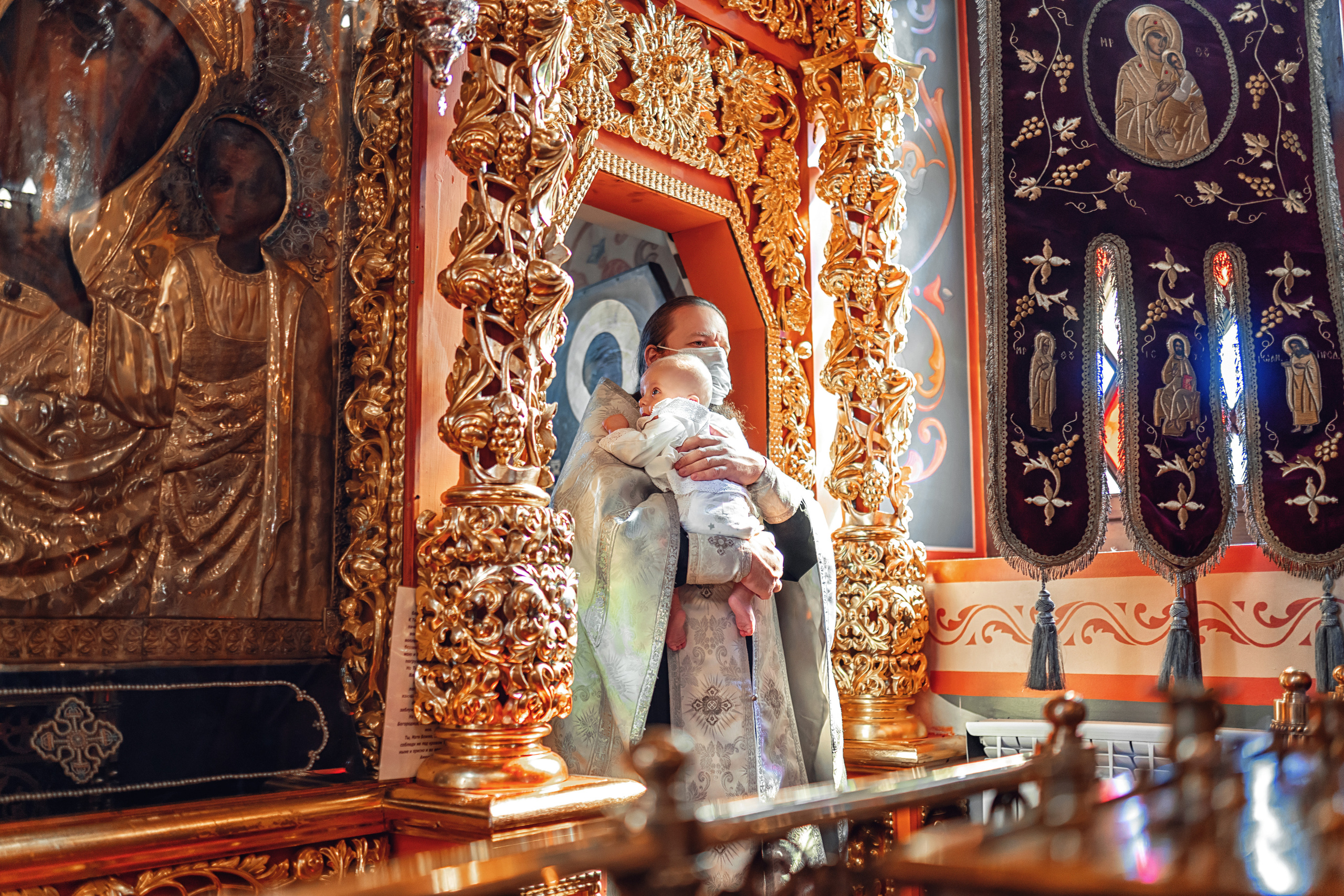 Фотограф на крещение Москва. Храм Казанской в Котельниках. Фотограф \ Видеограф на Крещение, Венчание Москва| Семейные съемки