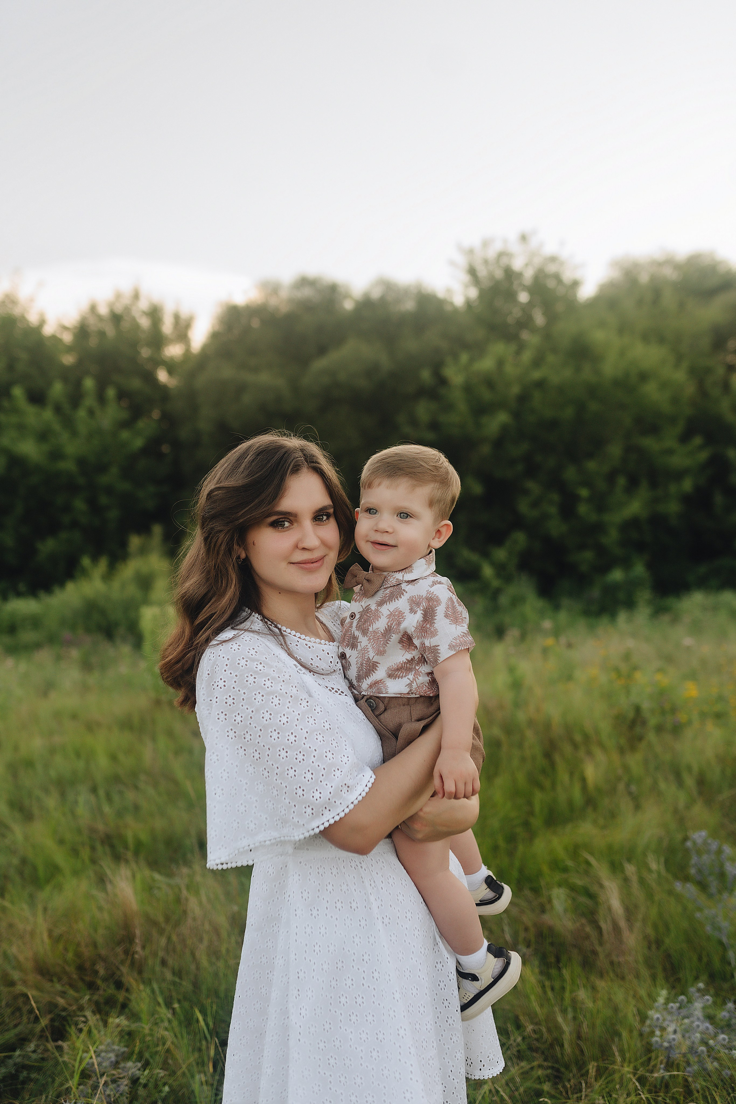 Светлана, Сергей и Женя | Семейная съемка на закате. Фотограф Карина Шмулёва. Воронеж и область