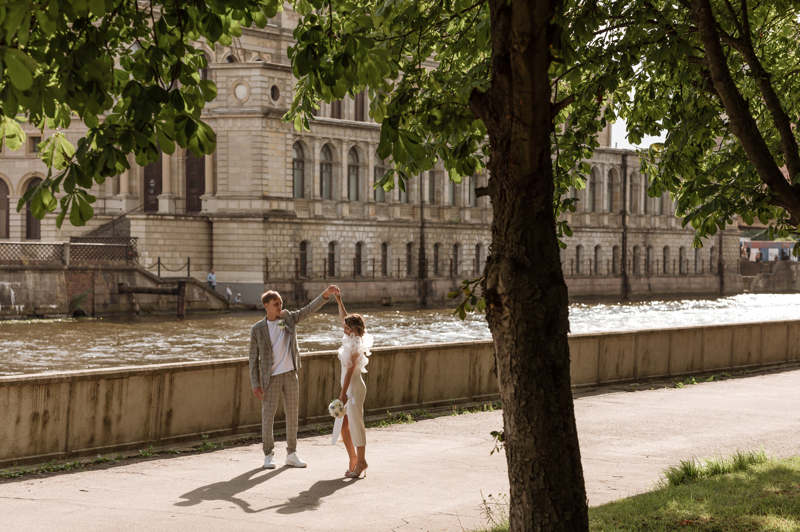 Дмитрий Юлия. Свадебная прогулка. Hochzeitsfotografin Leipzig Dresden