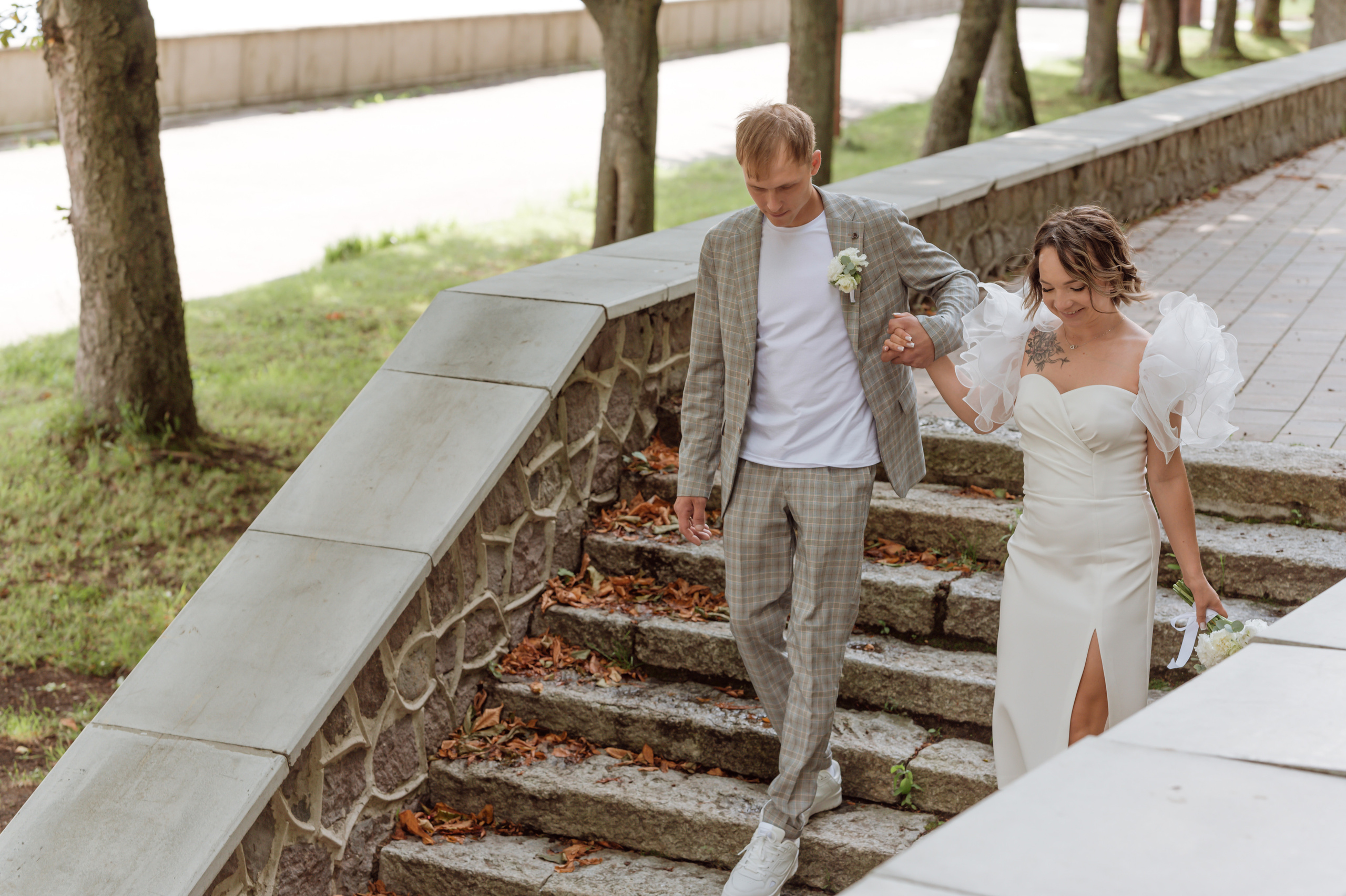 Дмитрий Юлия. Свадебная прогулка. Hochzeitsfotografin Leipzig Dresden