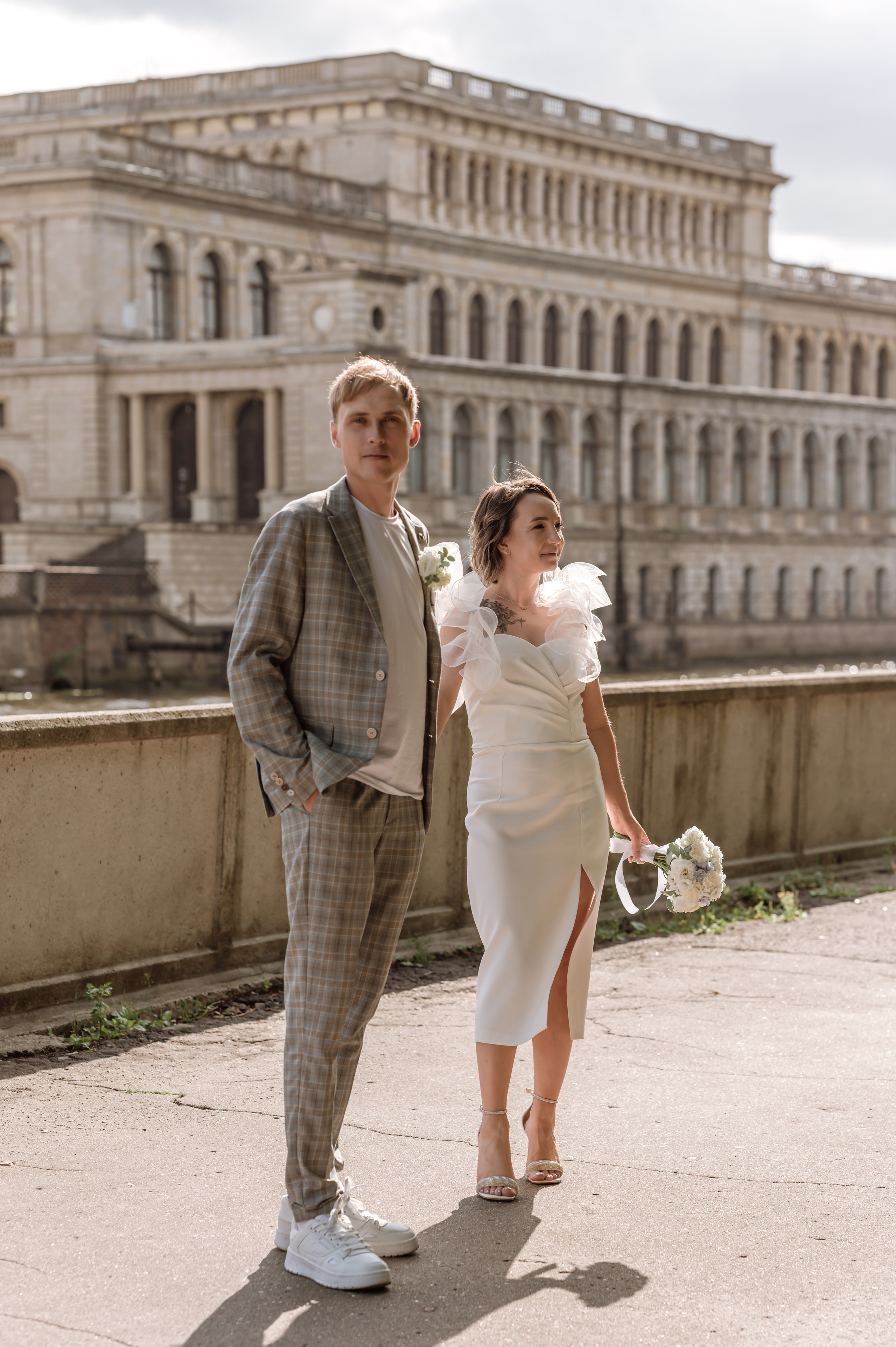 Дмитрий Юлия. Свадебная прогулка. Hochzeitsfotografin Leipzig Dresden