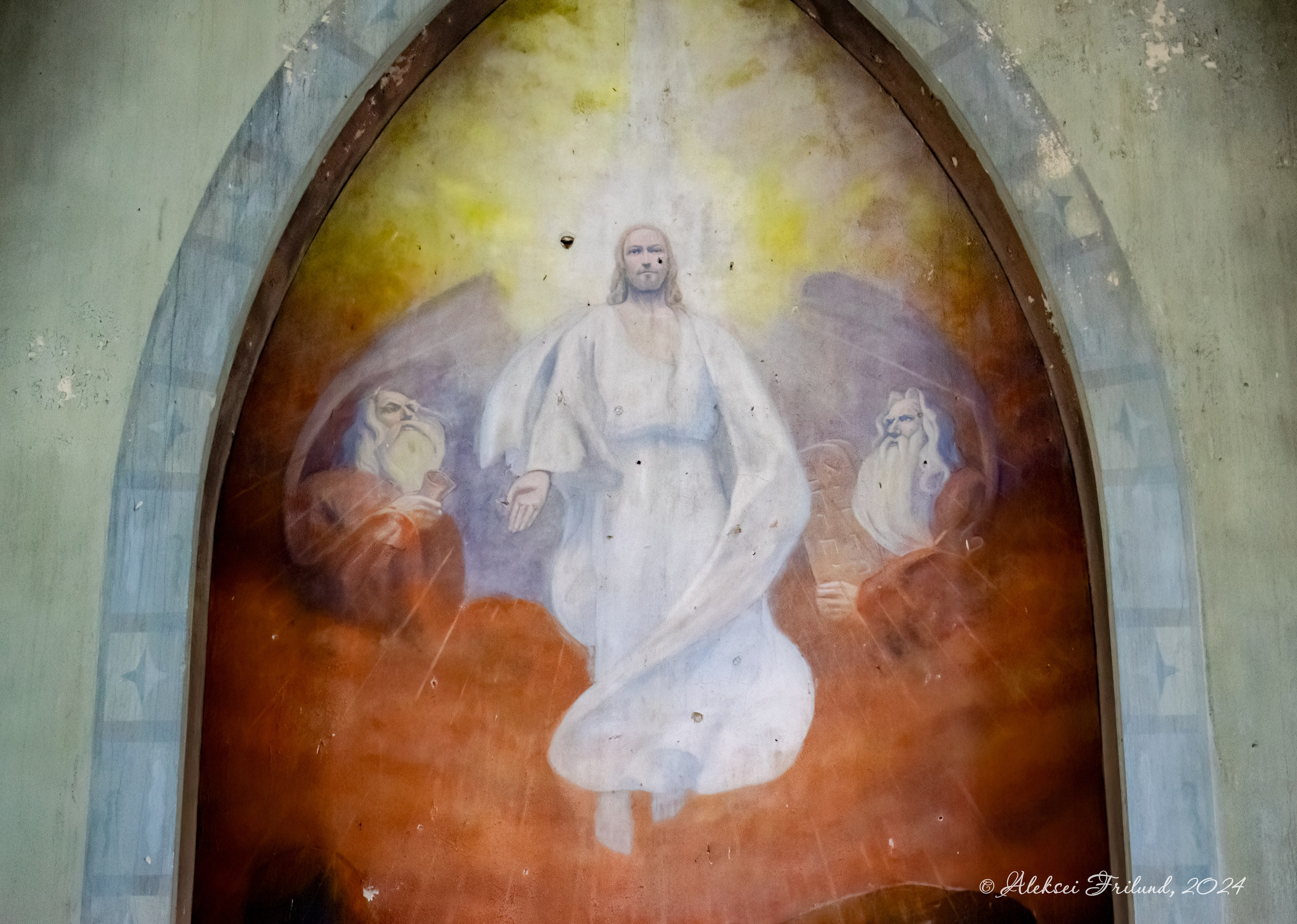 Кирха в пос. Лумиваара. Аэросъемка. Фото и Видео в Карелии. Алексей Фрилунд