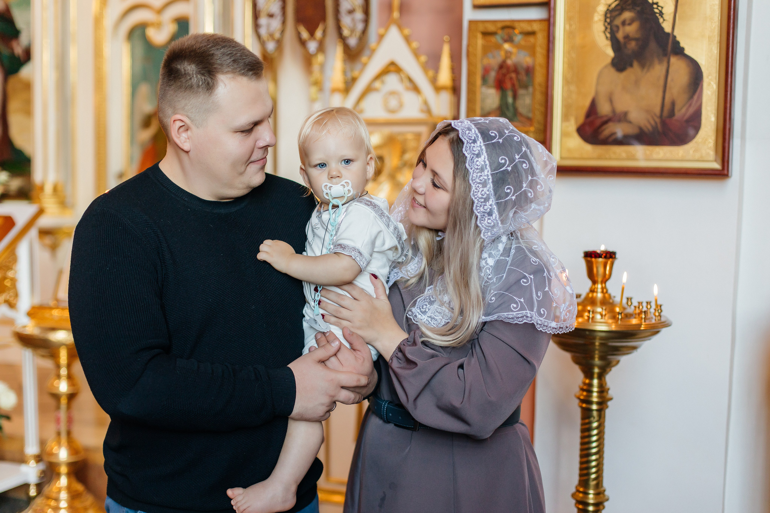 Таинство крещения Макара (18 октября 2025). Свадебный и семейный фотограф Крамар Наталья