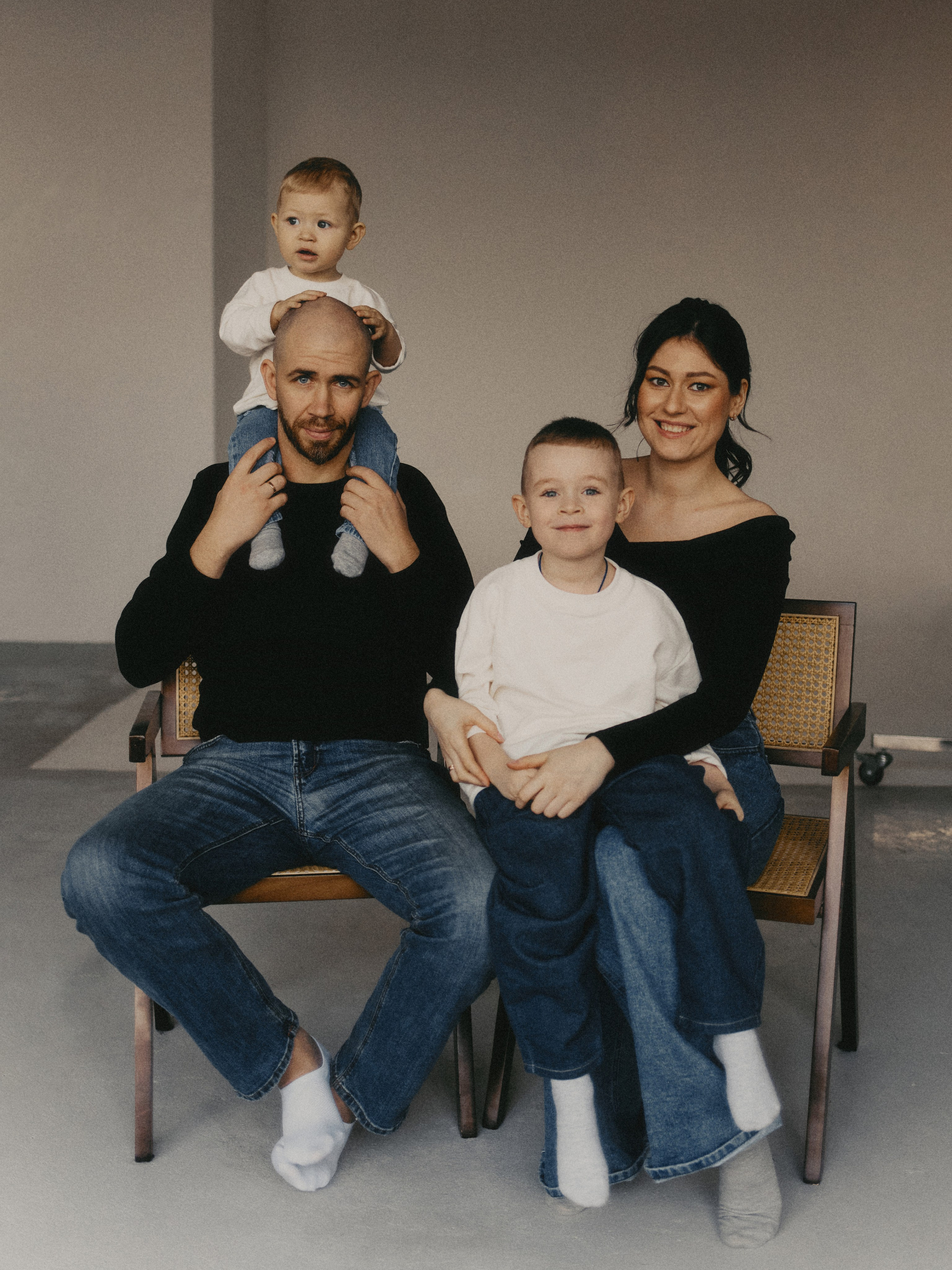 Леша, Кристина, Захар и Кирилл. Портретный фотограф в Москве Ольга Крылова