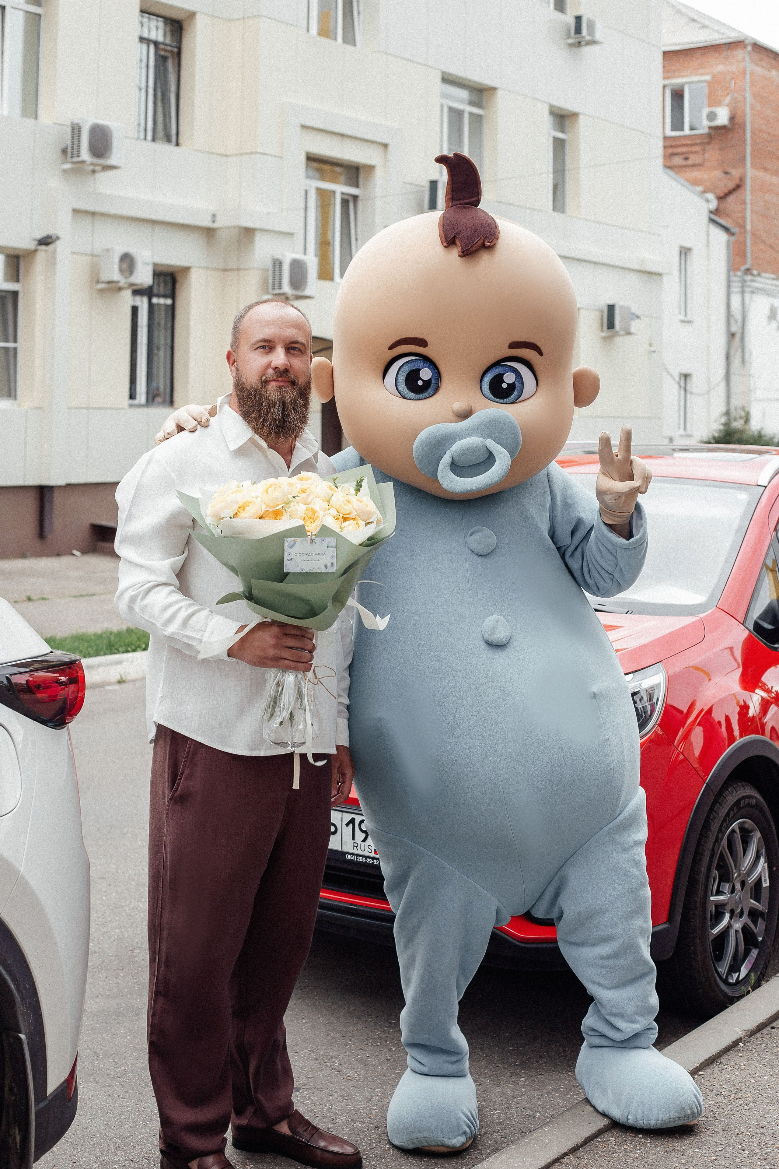 Выписка из роддома. Фотограф Алина Галатова в Краснодаре