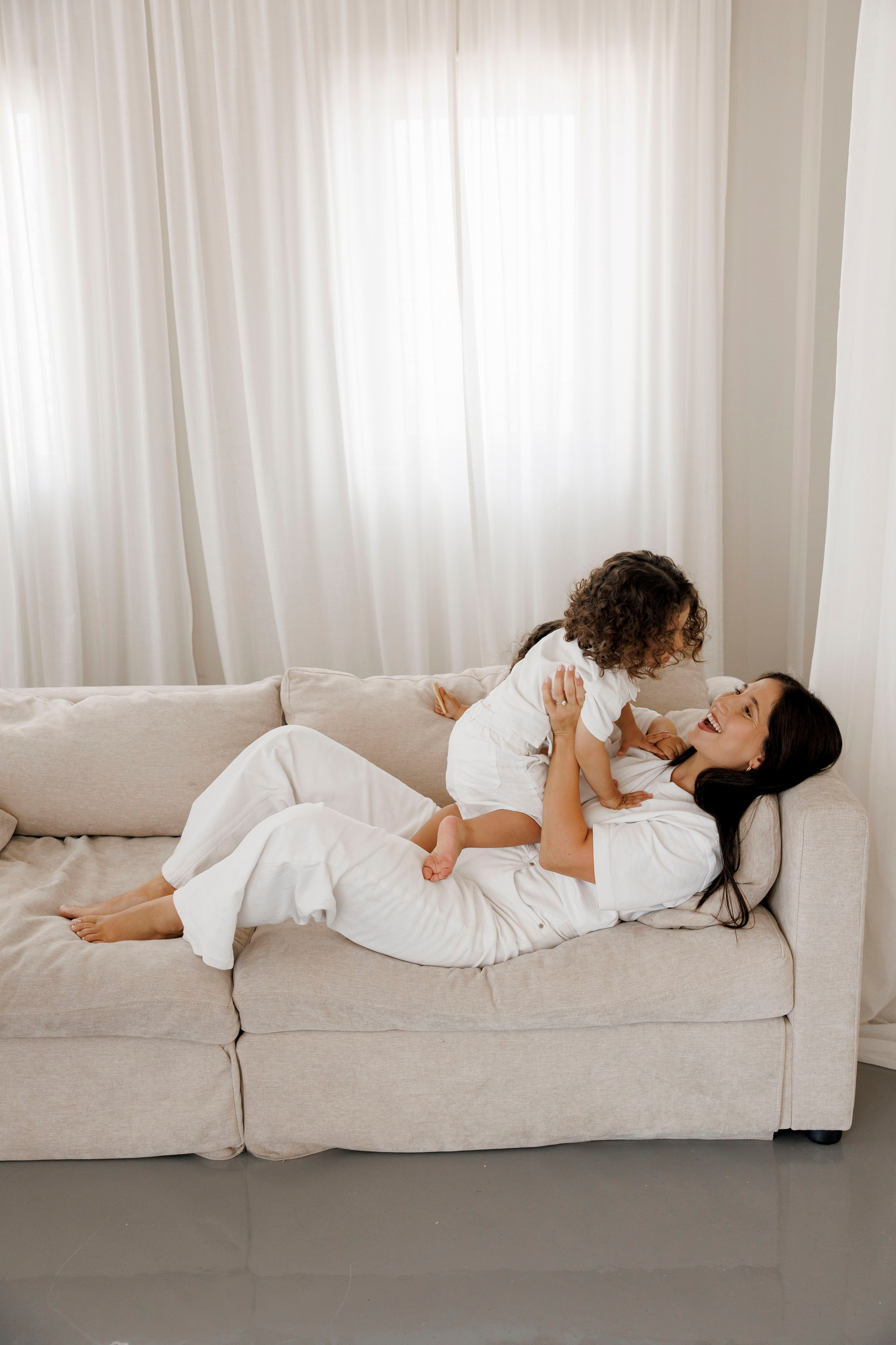 Family photoshoot inside the studio in Hadera. Wedding and family photographer