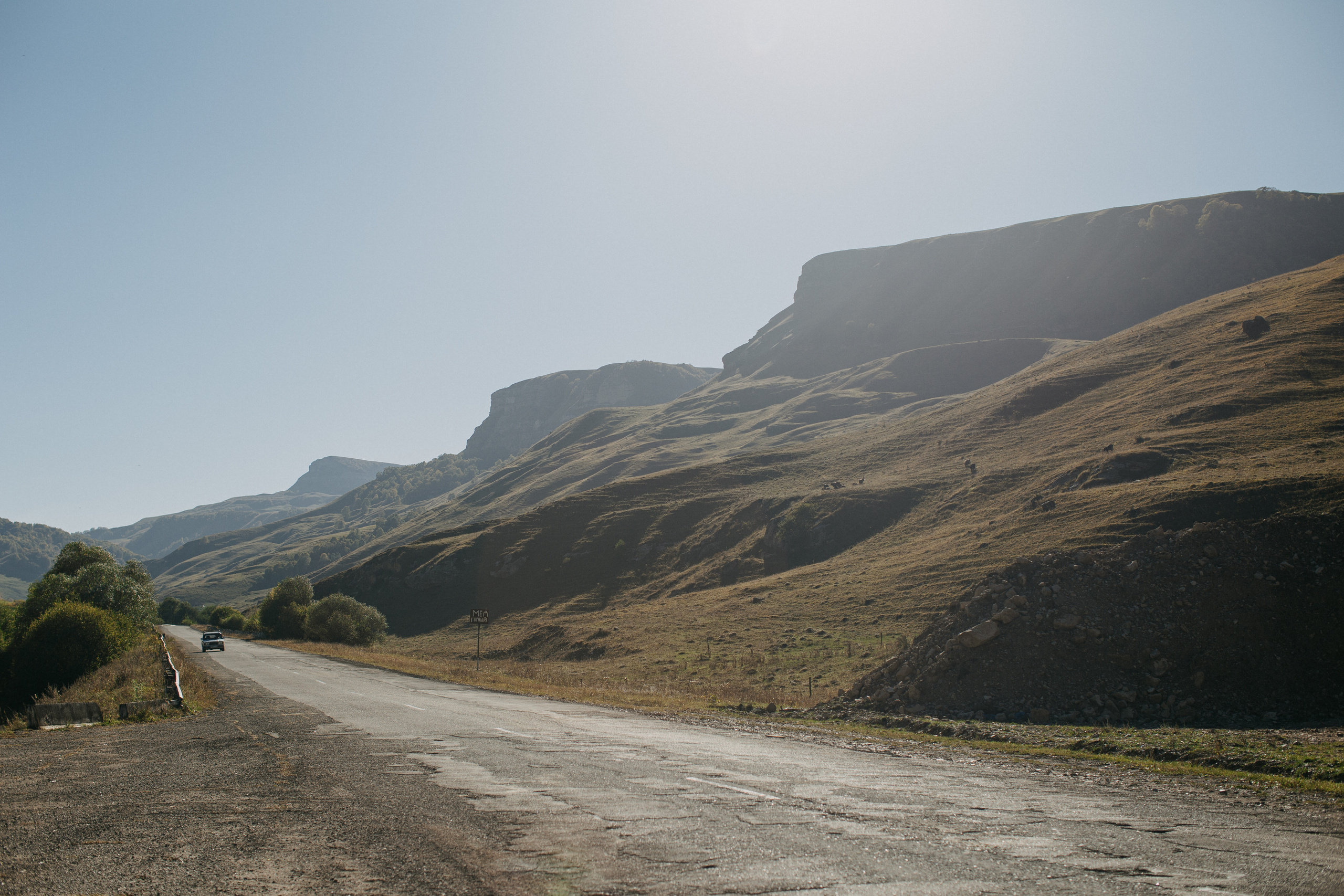 Road to Elbrus or mountain views. Wedding Event ART Photographer