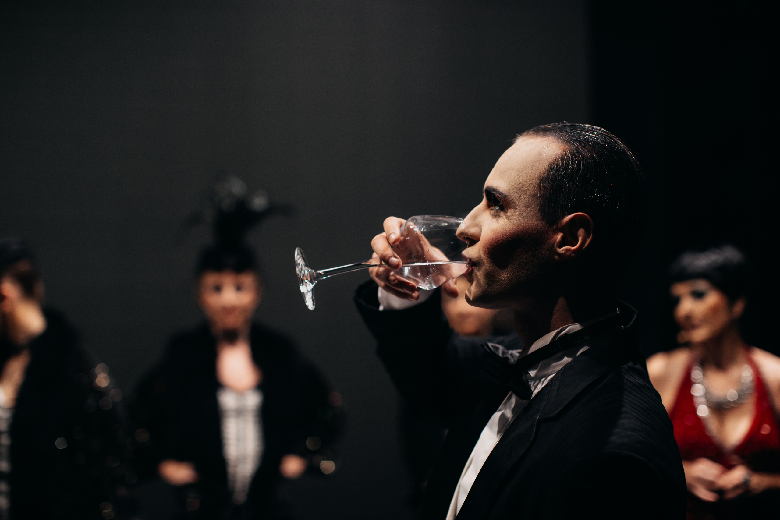 Welcome to Cabaret. backstage. Wedding Event ART Photographer