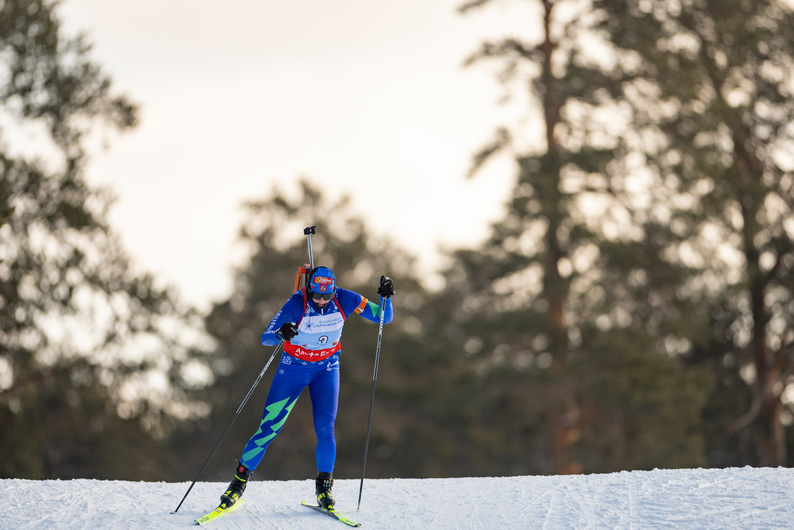 Всероссийская спартакиада по биатлону. Спринт. Женщины. Спортивный репортажный фотограф Казань Нафис Сиразетдинов