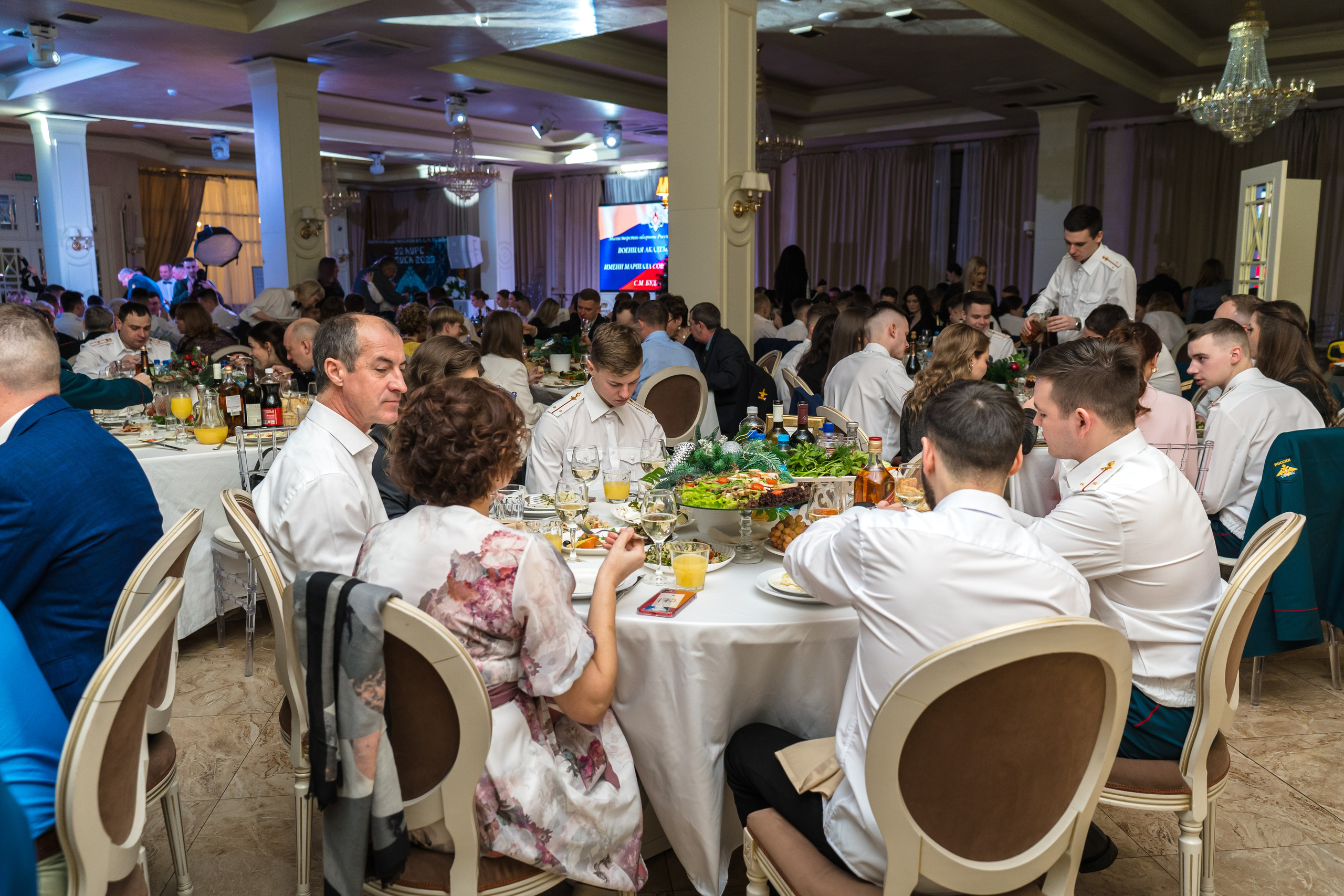 Фотосъемка выпуска военной академии и вручение дипломов