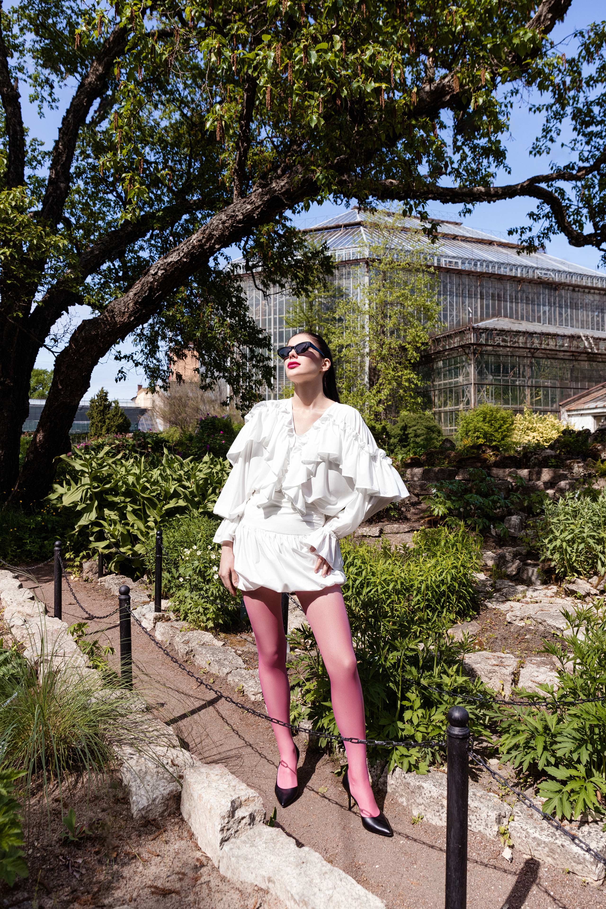 Летняя fashion-съёмка в Ботаническом саду