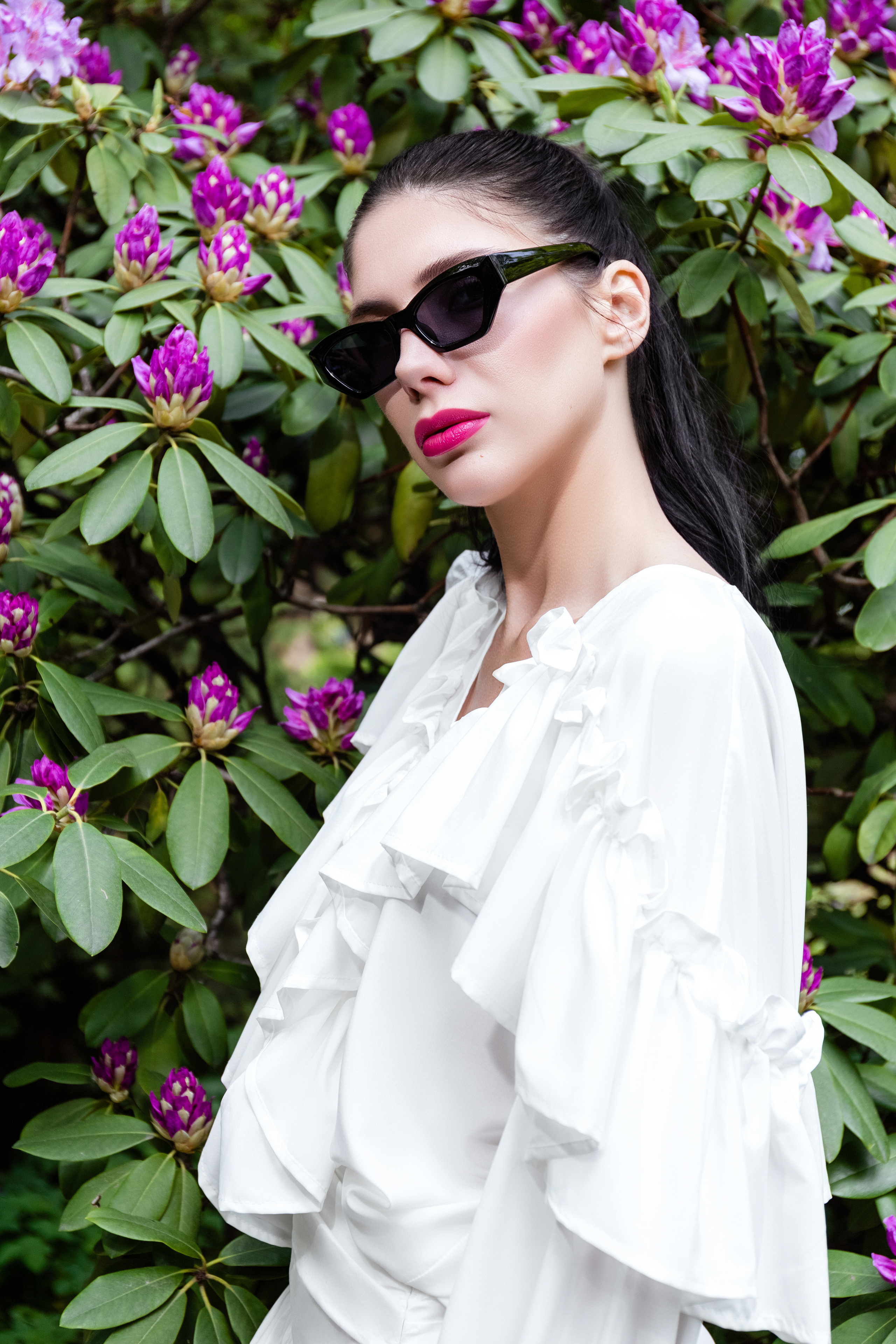 Летняя fashion-съёмка в Ботаническом саду