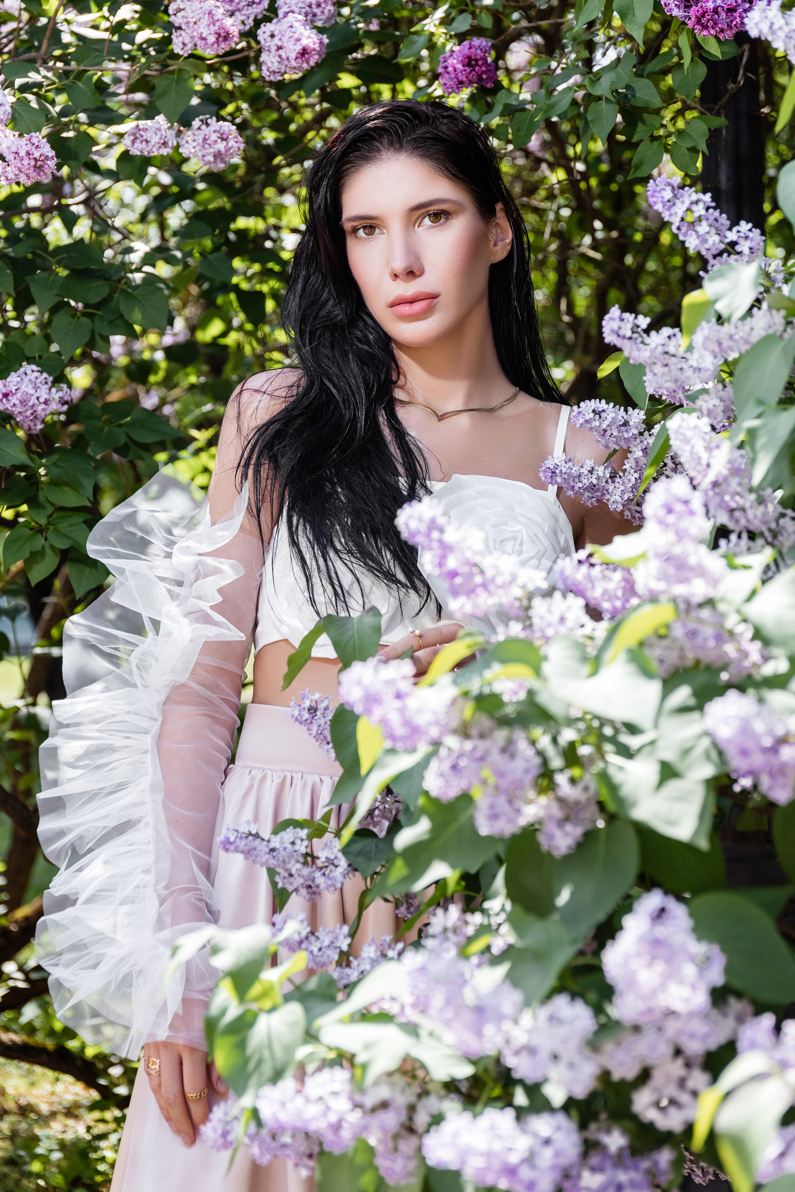 Летняя fashion-съёмка в Ботаническом саду