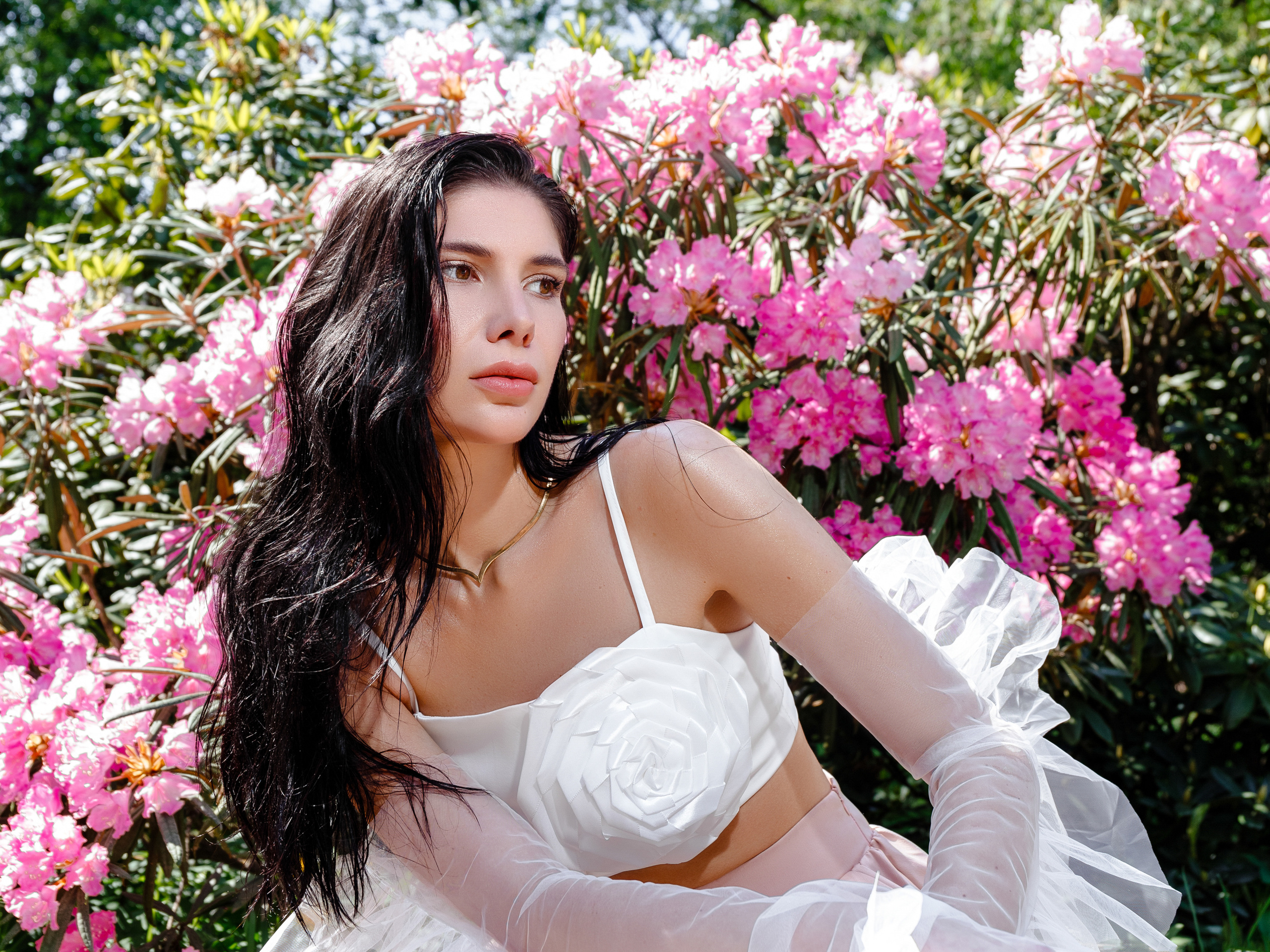 Летняя fashion-съёмка в Ботаническом саду