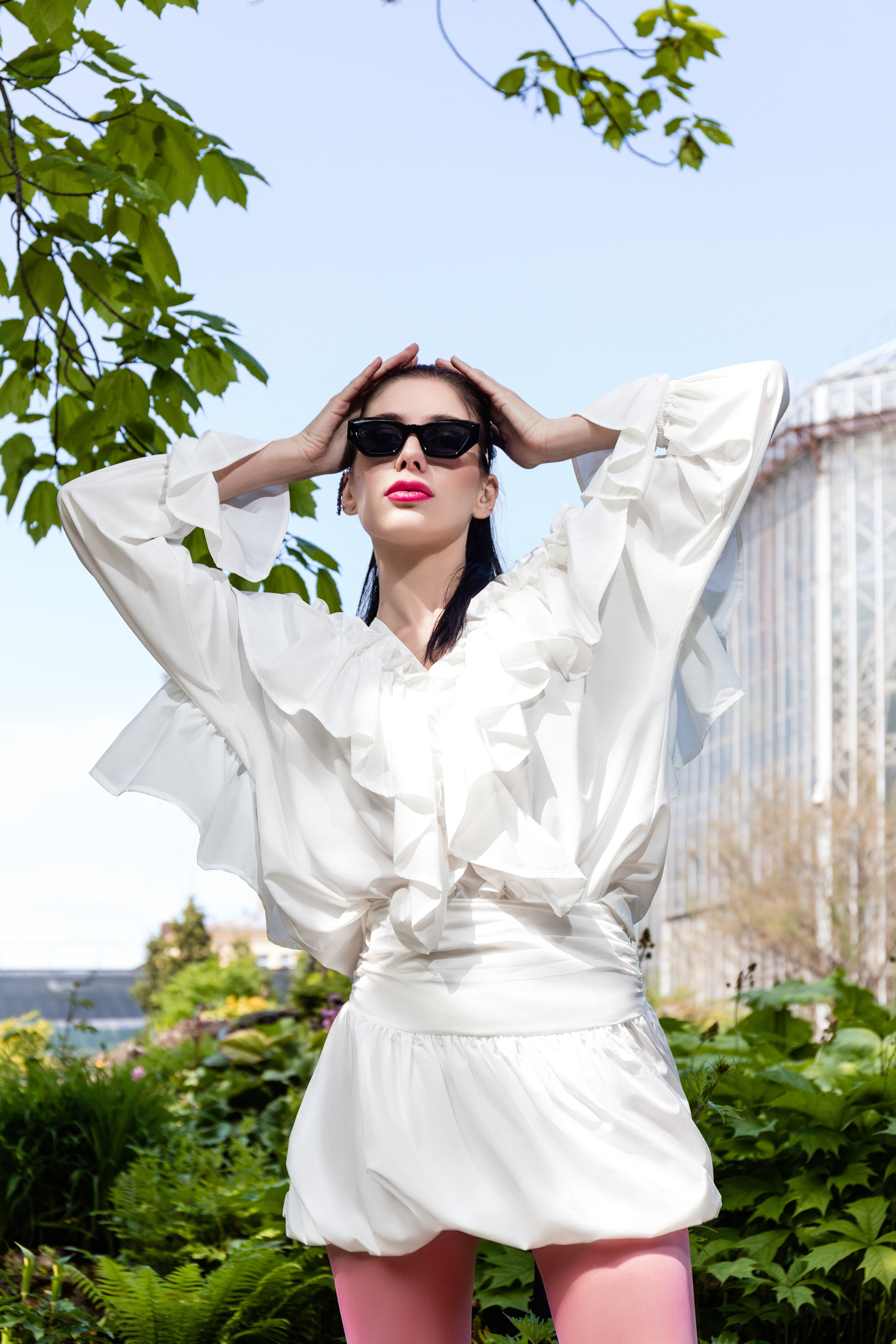 Летняя fashion-съёмка в Ботаническом саду