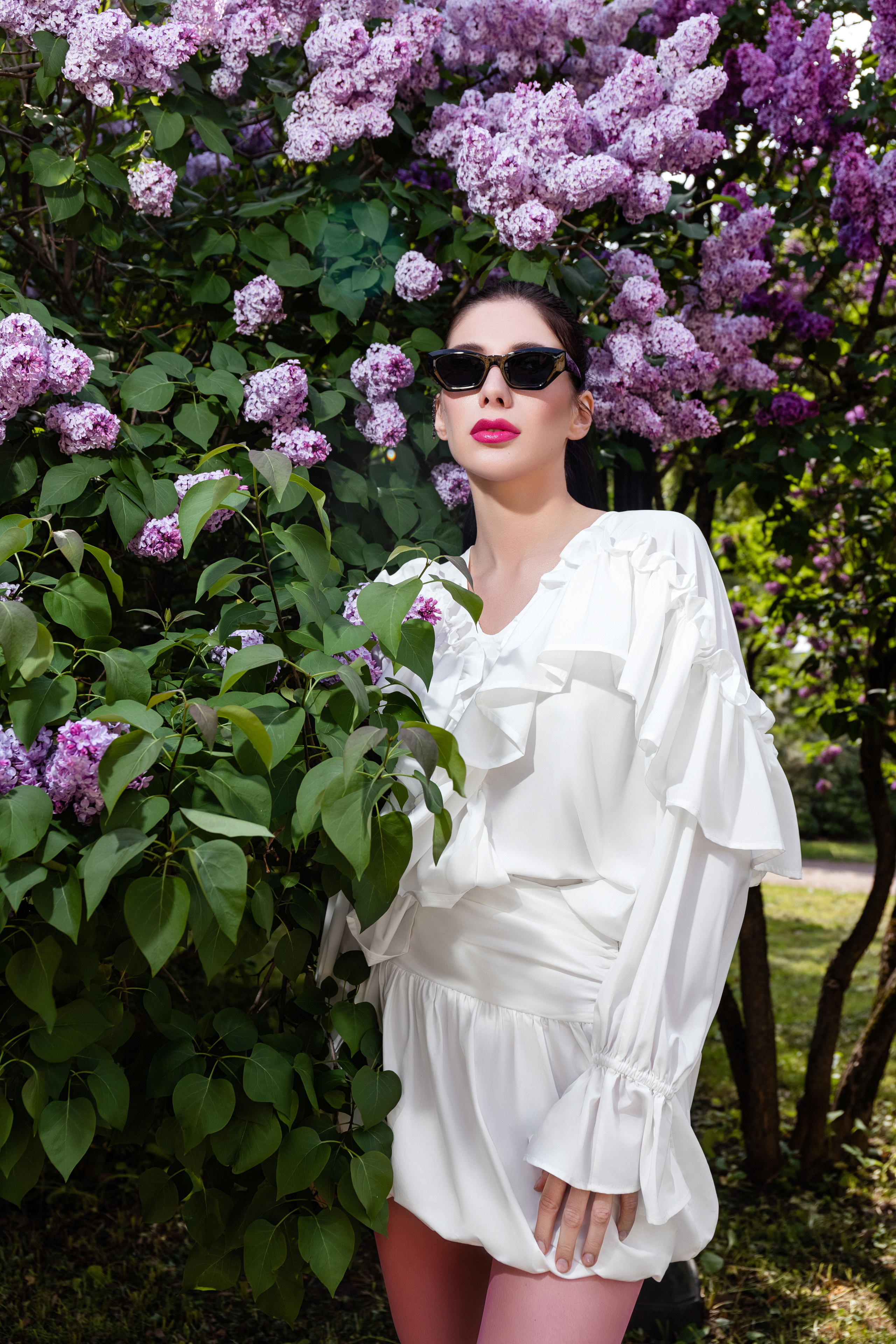 Летняя fashion-съёмка в Ботаническом саду