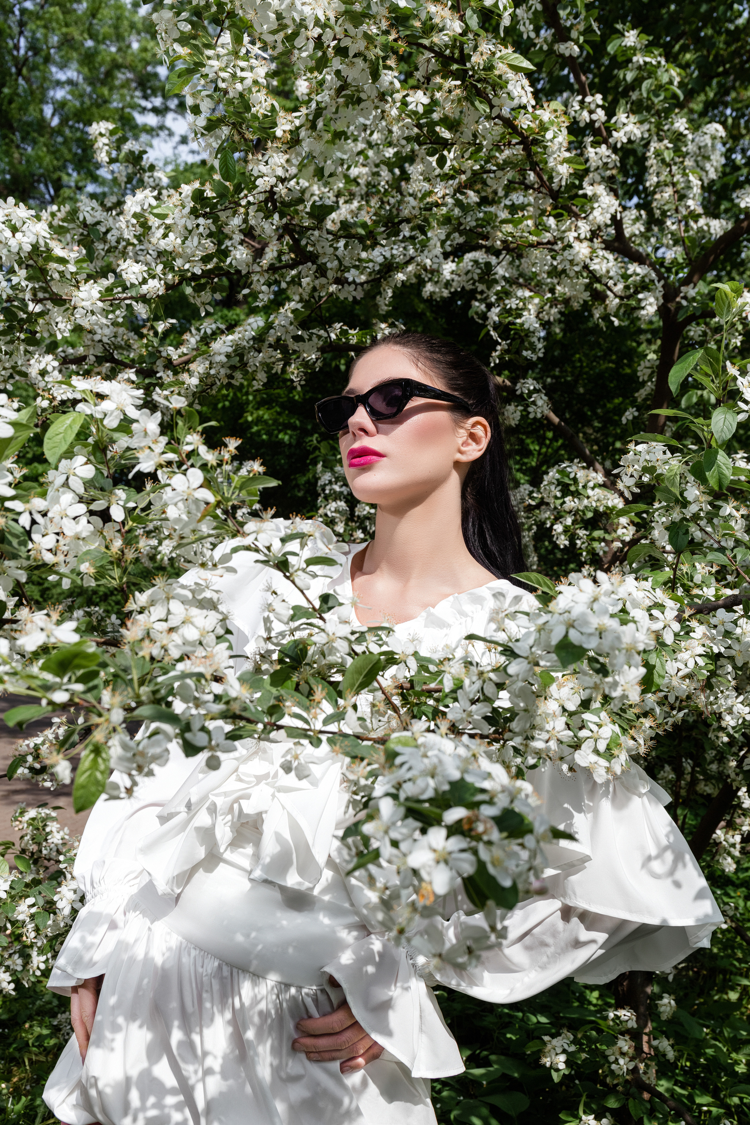 Летняя fashion-съёмка в Ботаническом саду