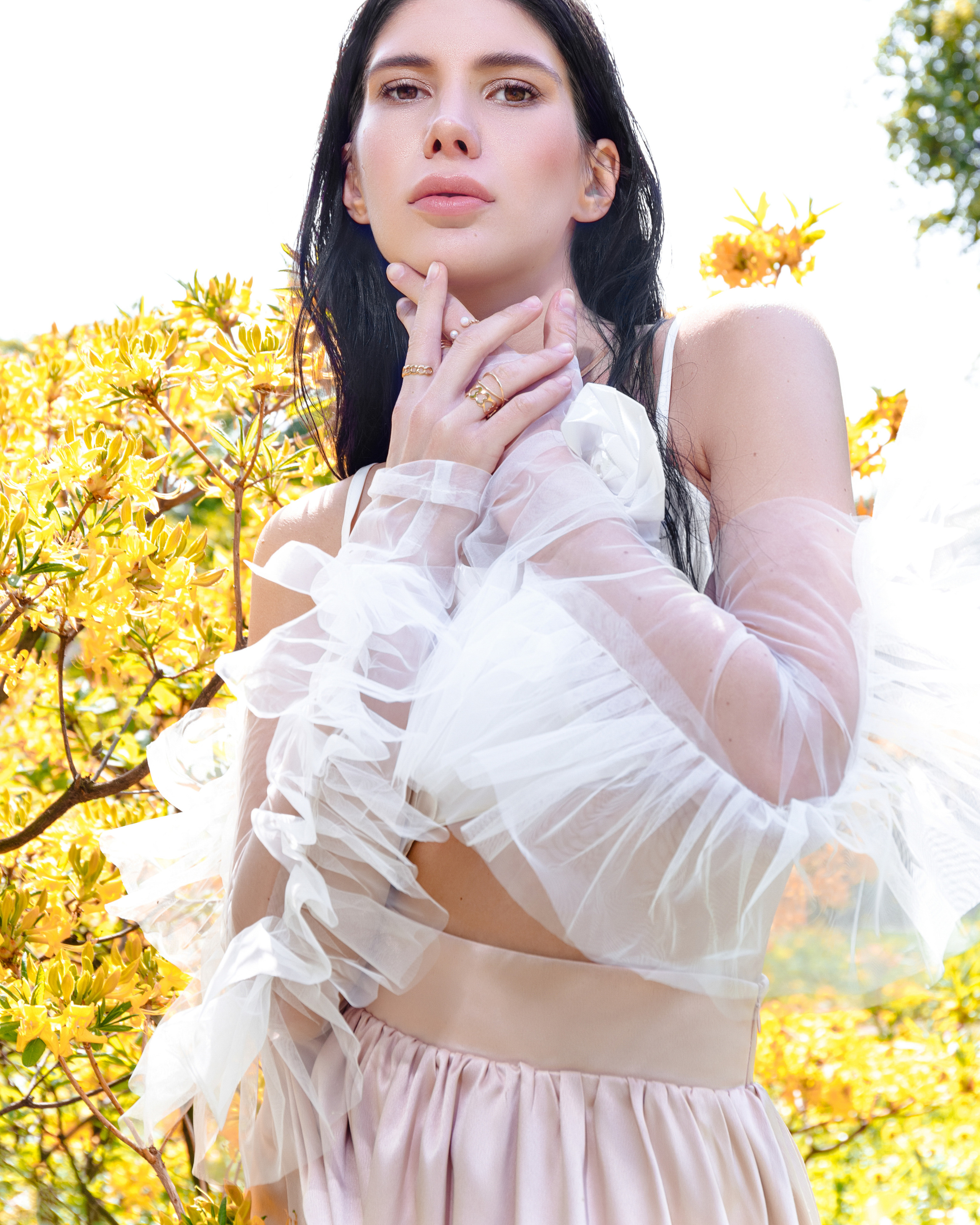 Летняя fashion-съёмка в Ботаническом саду