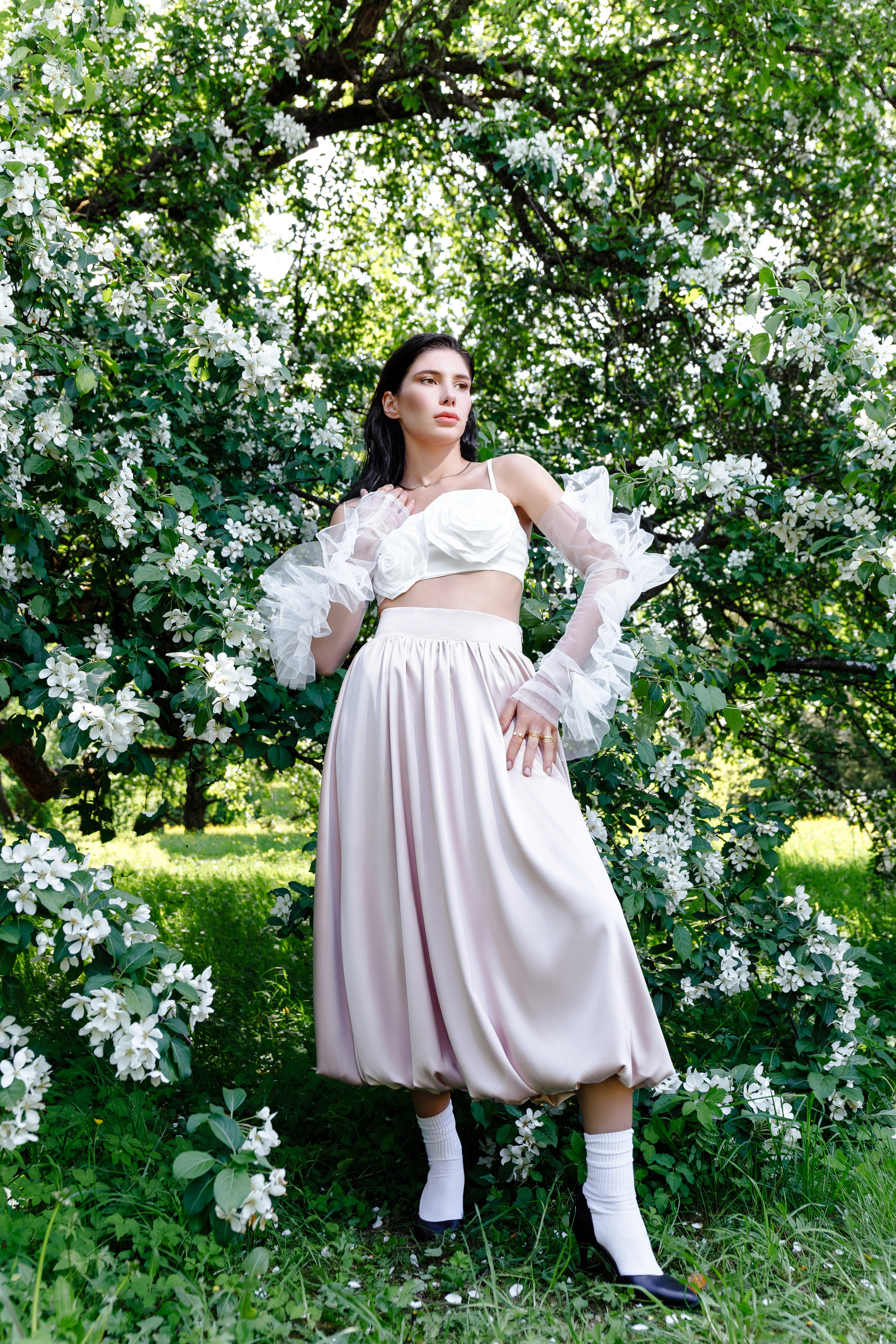 Летняя fashion-съёмка в Ботаническом саду