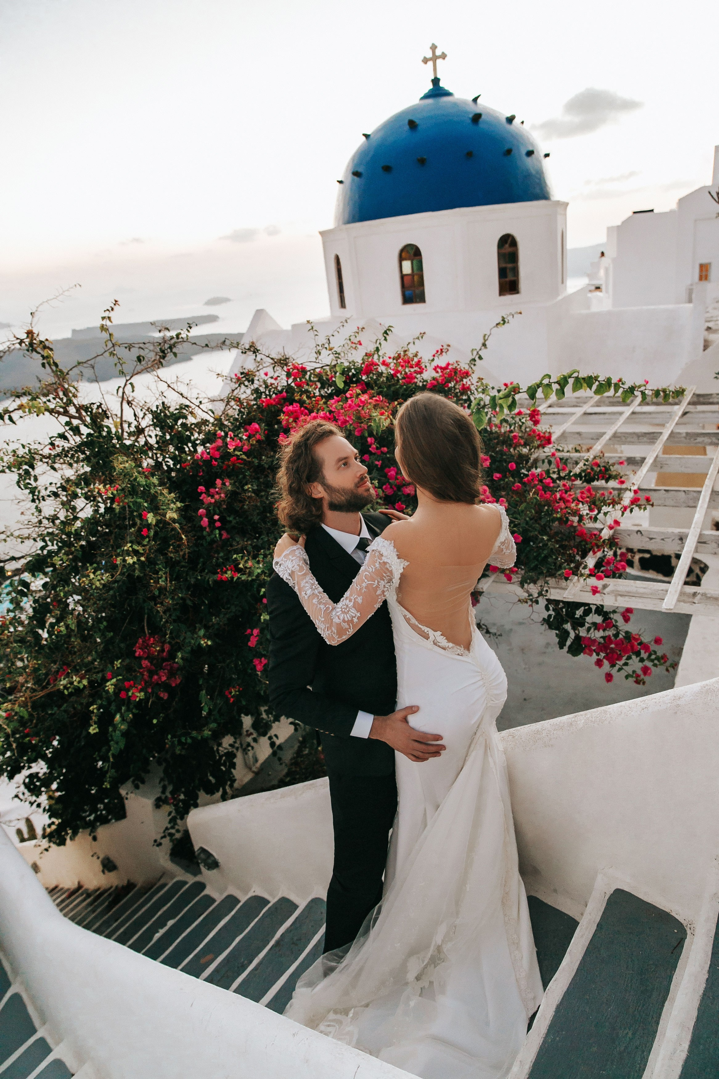 Свадьба на Санторини. Фотограф и видеограф Анна Домашенко