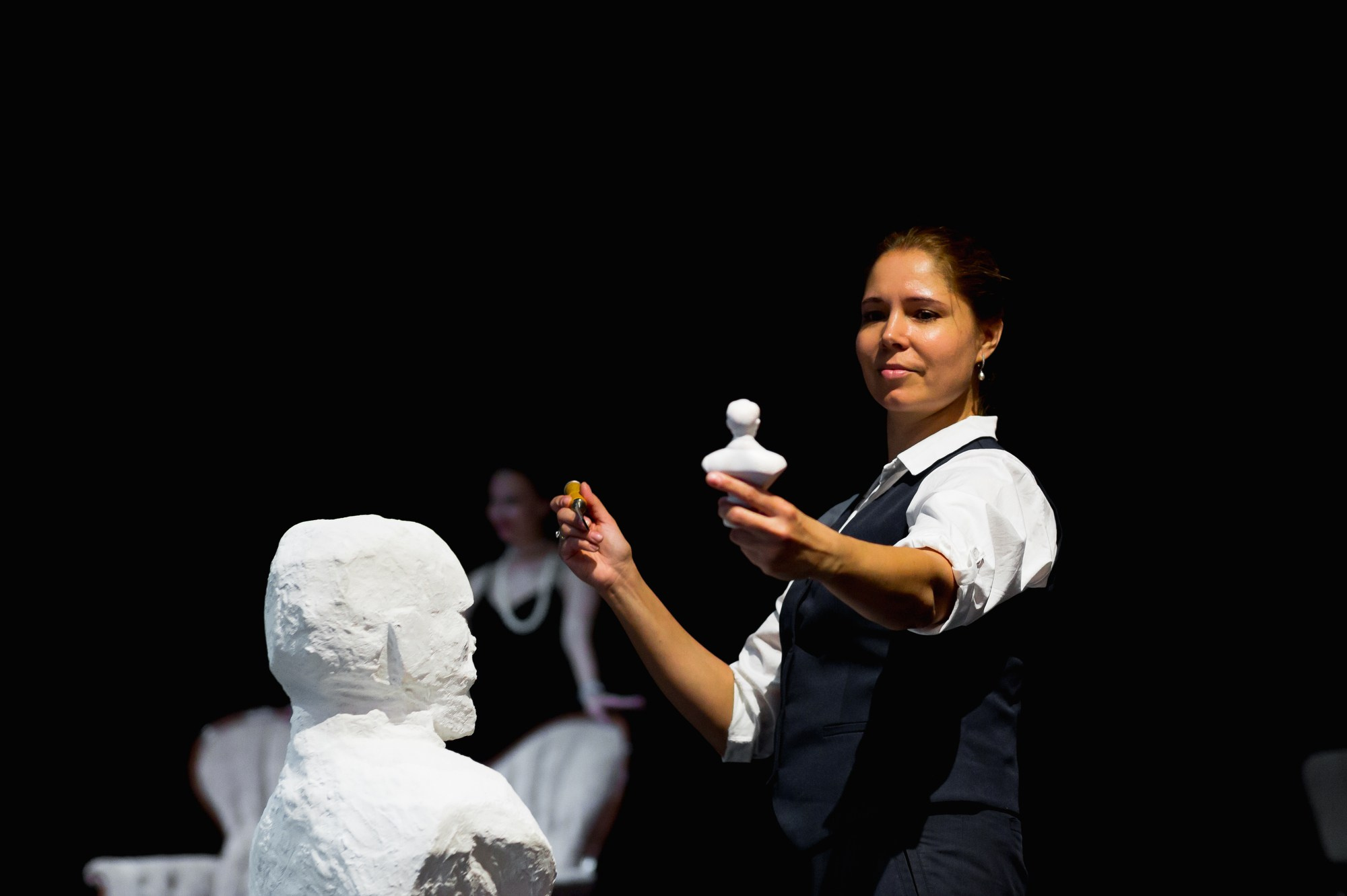 Спектакль Приглушенные голоса в Театре Эрмитажа (+репетиция). Семейный и портретный фотограф в Санкт-Петербурге Андрей Воробьев