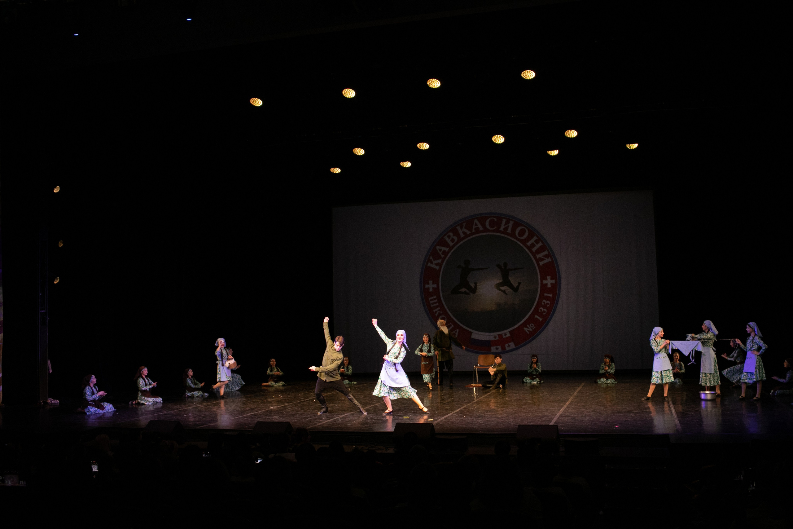 Концерт, грузинские танцы. Art photographer Nino