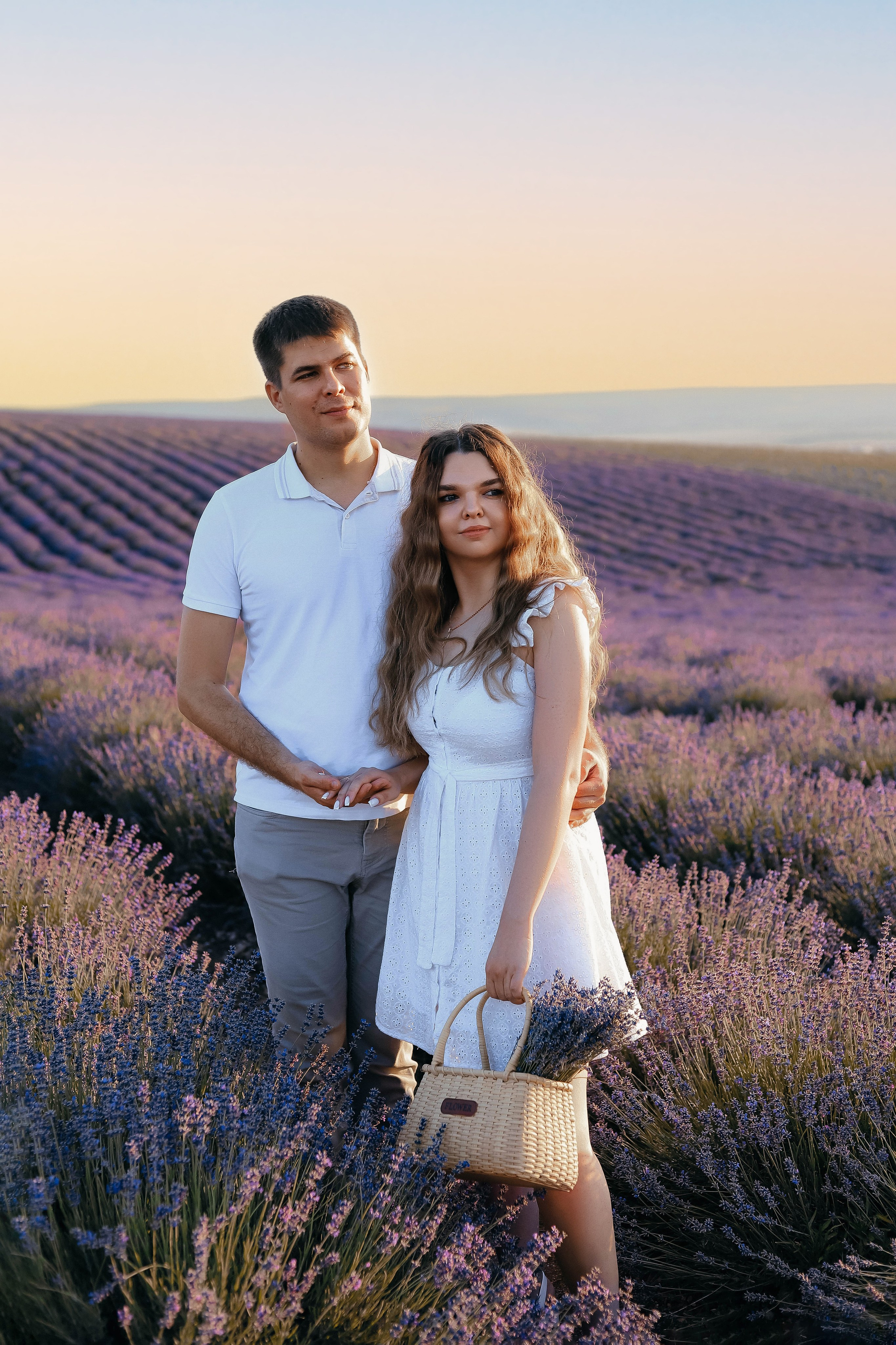 Тамара и Сергей в лаванде. Женский/Детский фотограф в Симферополе Вероника Слепогина