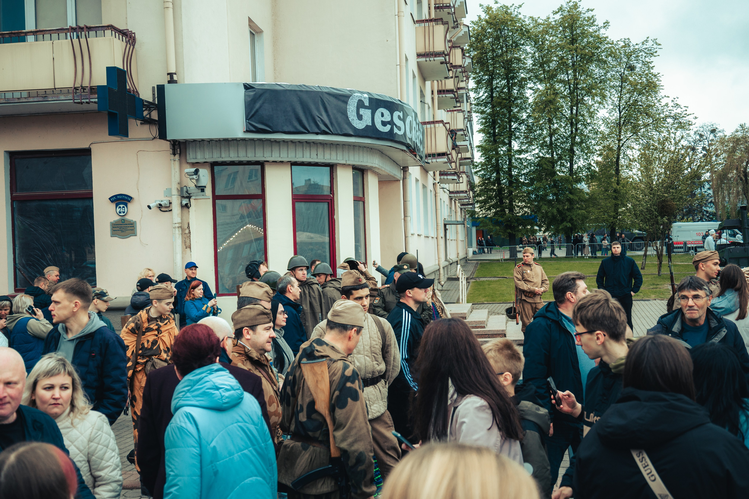 Реконструкция взятия рейхстага. Photographer Vladislav Voronovich