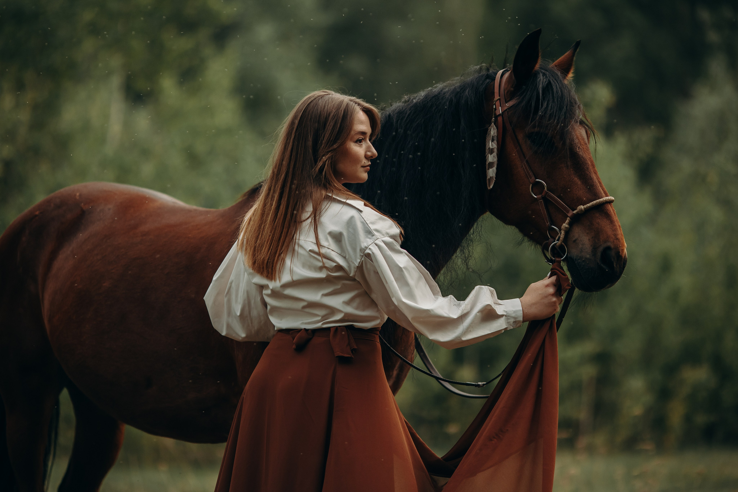 Ксения и Талисман. Анна Молчанова конный фотограф в Тюмени | фотосессии с лошадьми Тюмень