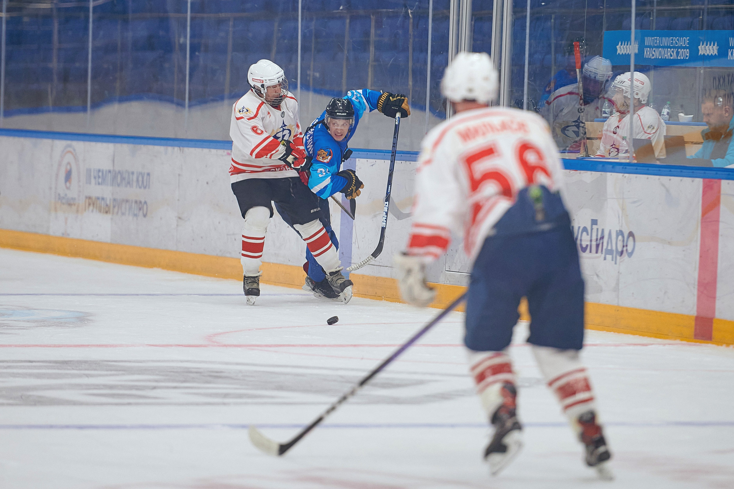 Портфолио репортажной фотосъёмки: Кристалл арена — Хоккей — РусГидро. Фотограф Яковлев Роман — Красноярск