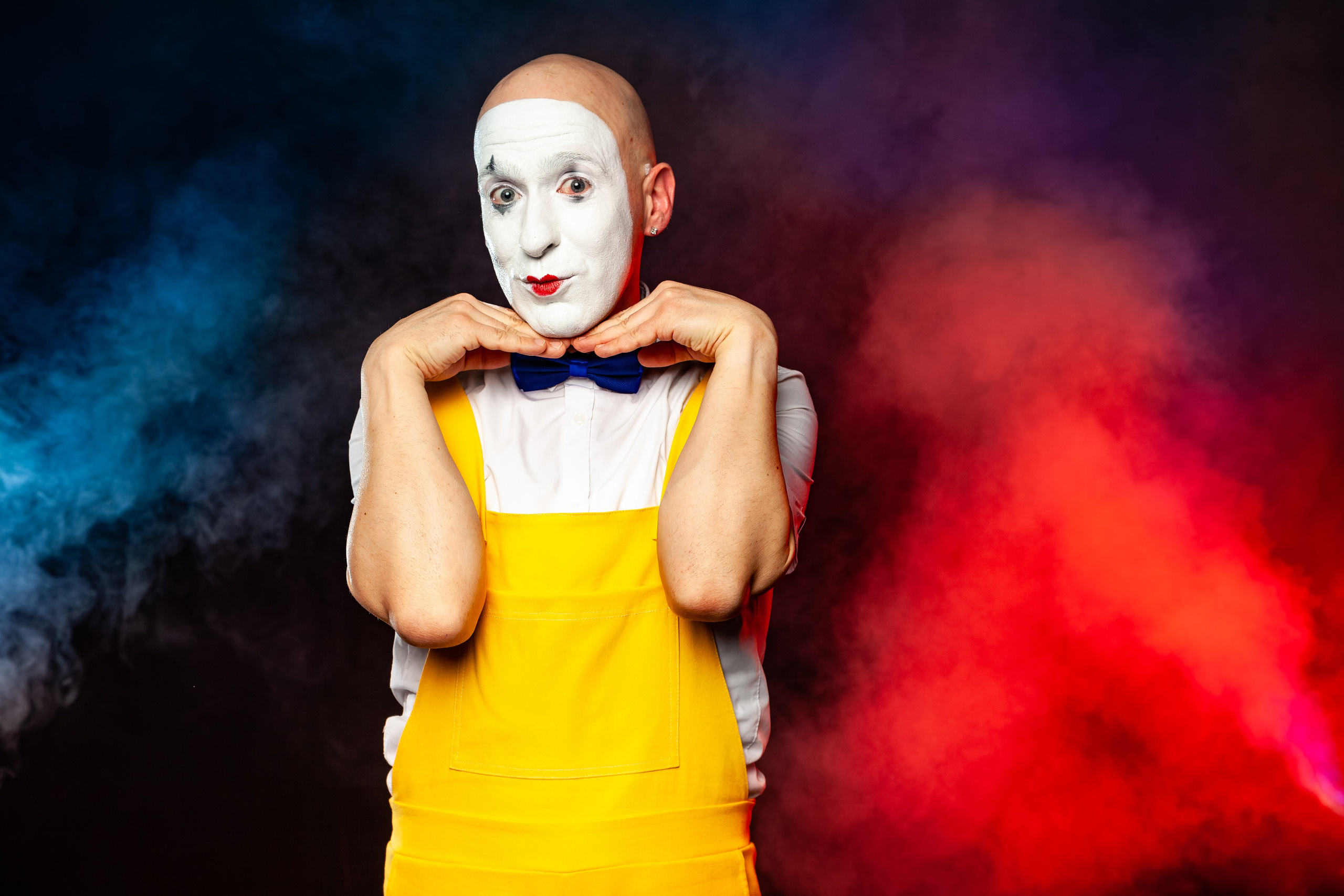 Клоуны — съемка афиши. Двойняшки-фотографы Анна и Анастасия в Санкт-Петербурге