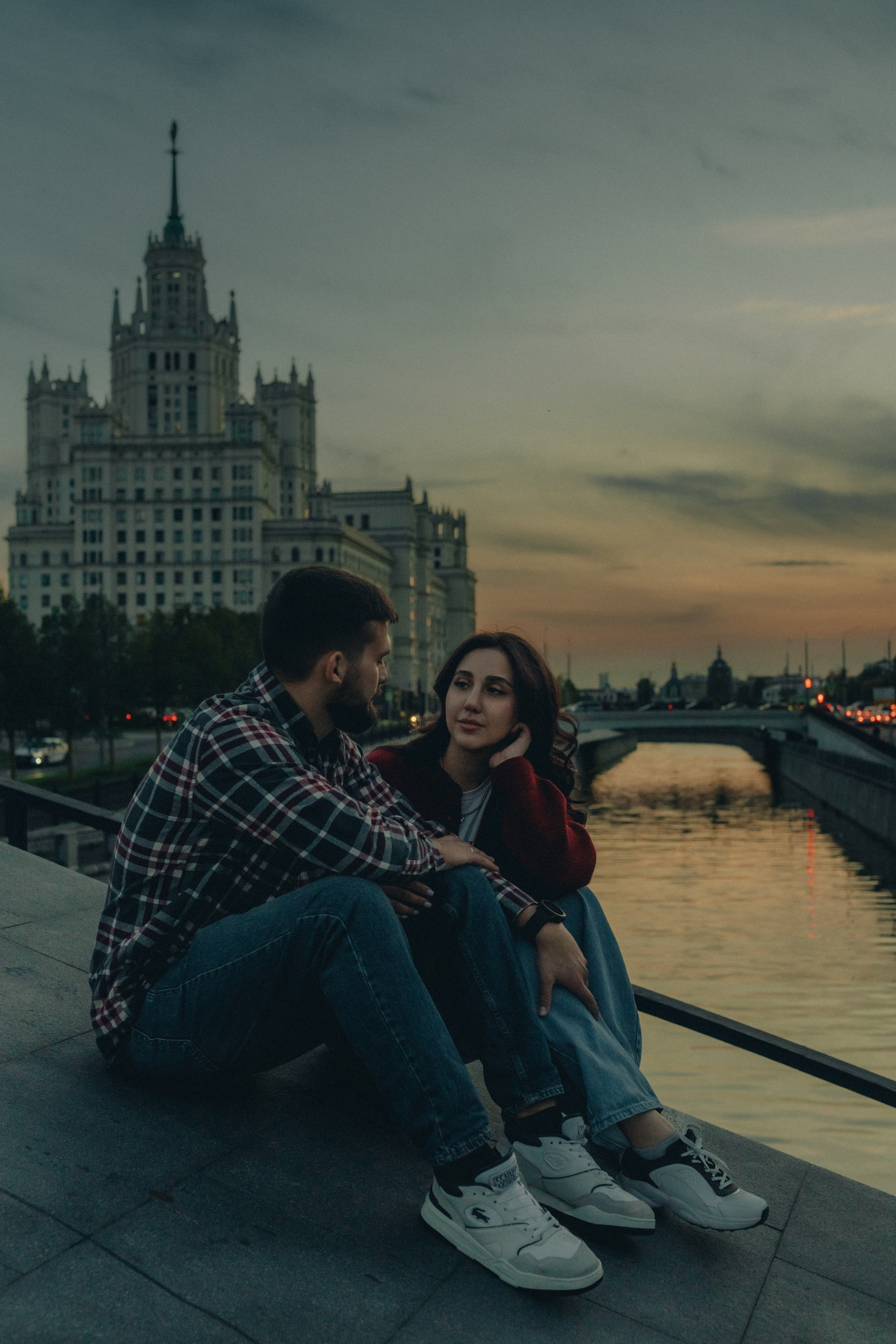 M & V | фотосессия на Котельнической набережной. Портретный фотограф Москва