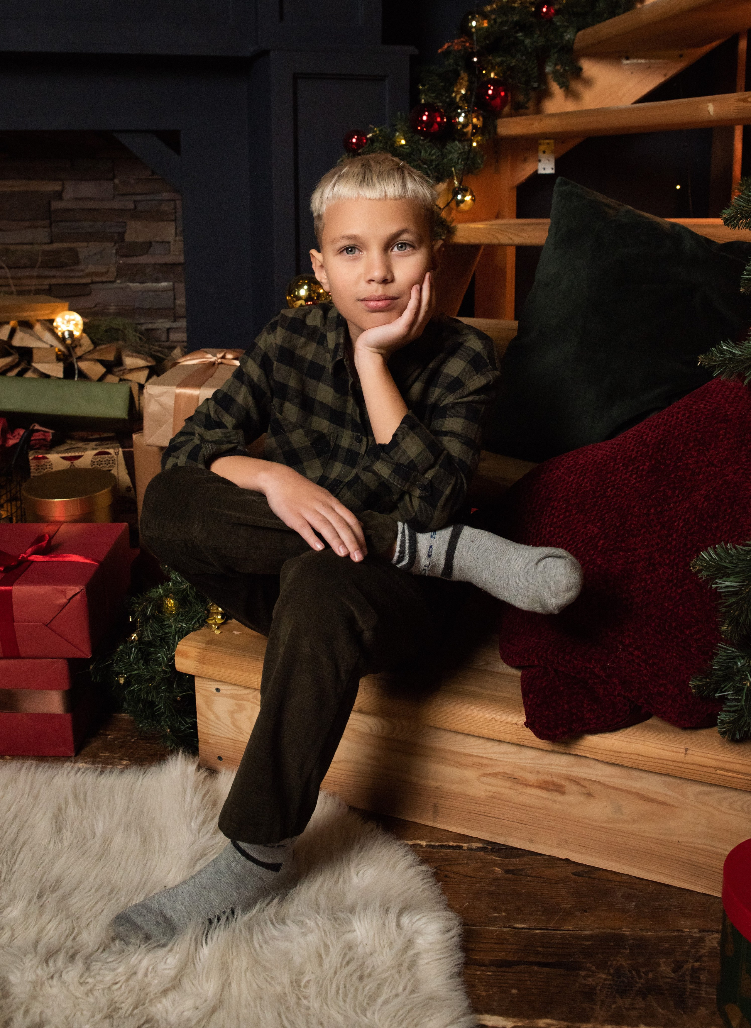 Оля, Женя и детки НГ. Фотограф в Краснодаре Анна Карелина