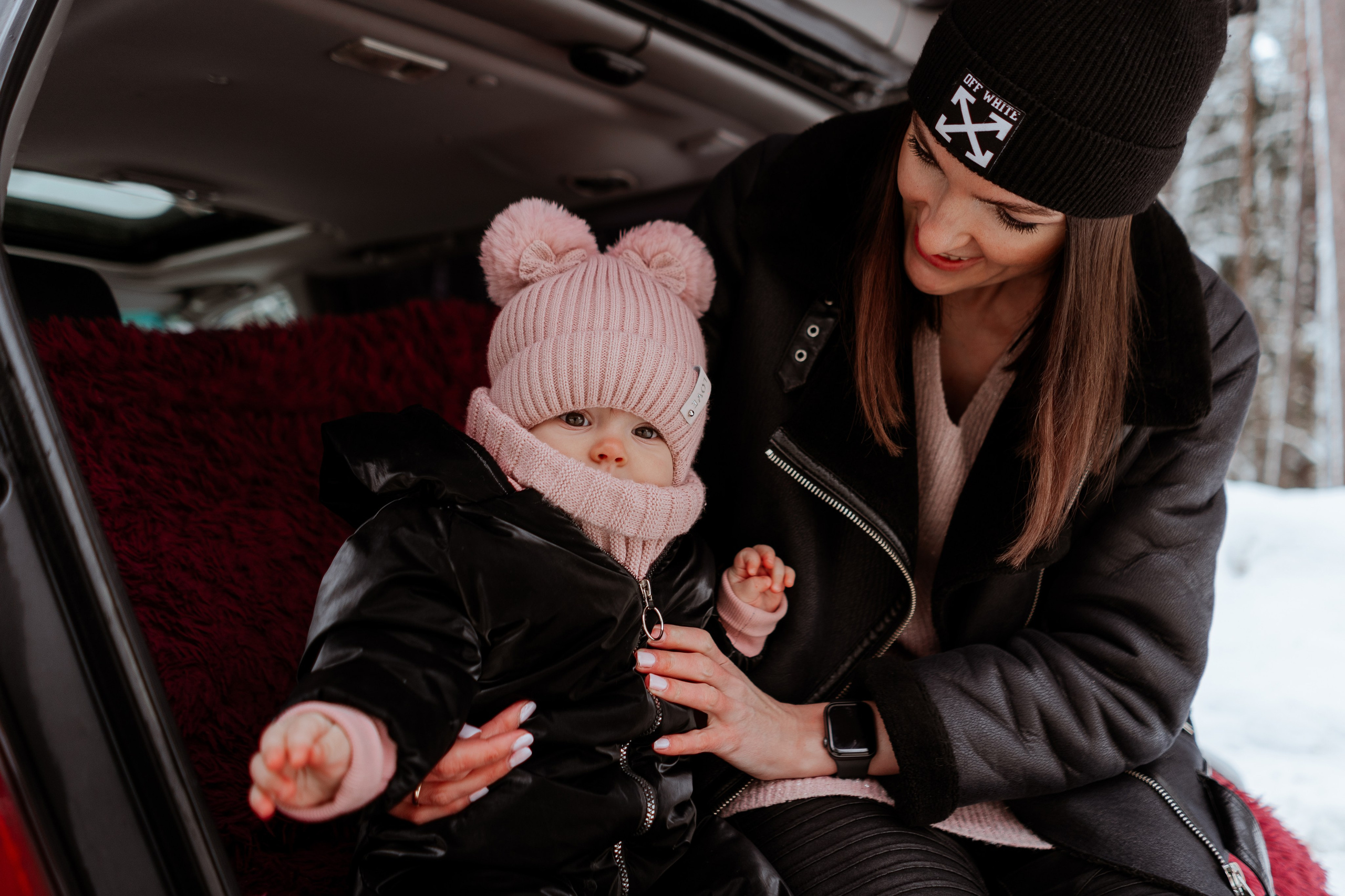 Семейная фотосессия Екатерины и малышки Даши в Калуге