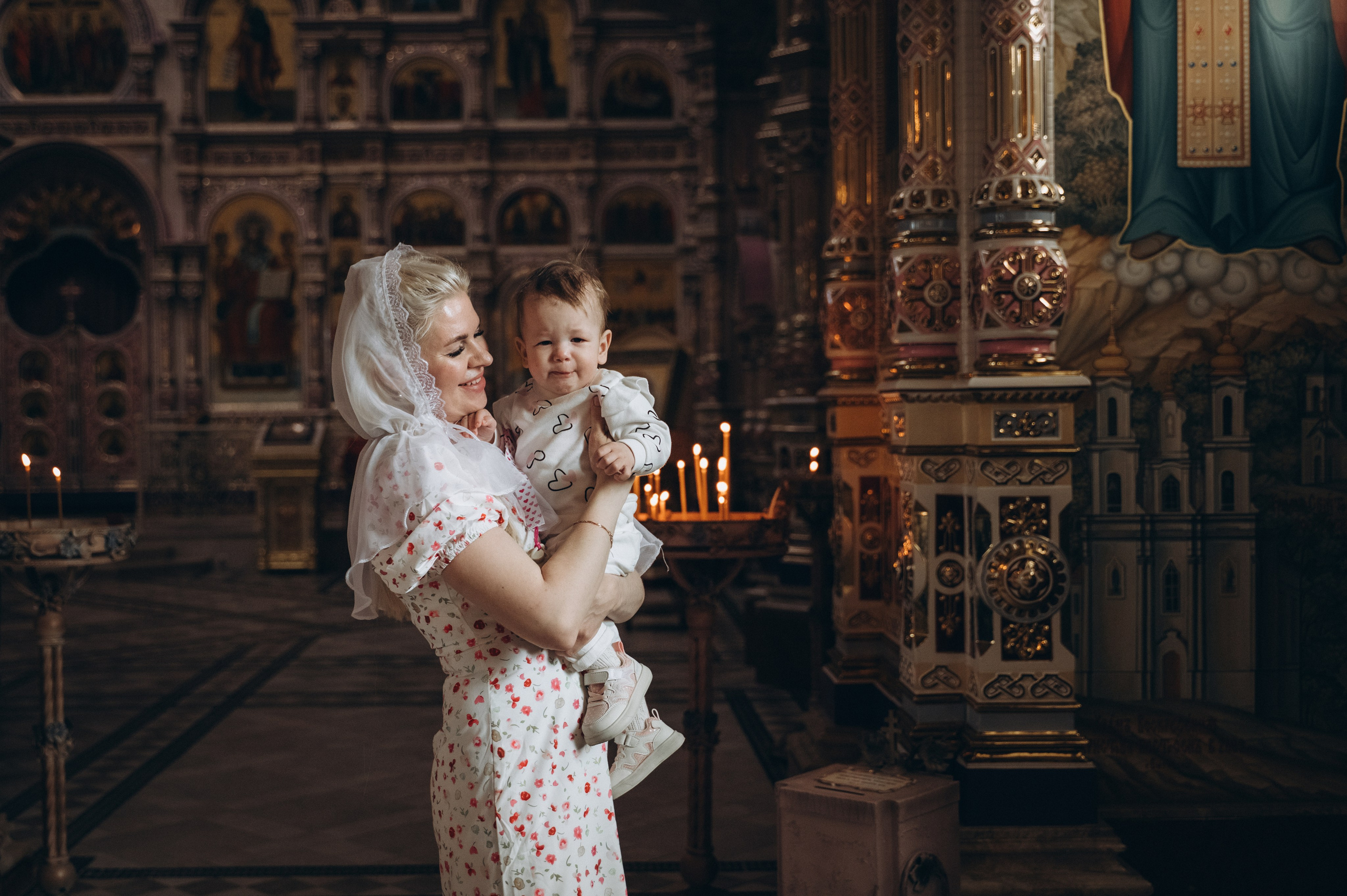 Крещение Миланы (Храм Всех Святых). Семейный фотограф в Минске Дарья Дреко