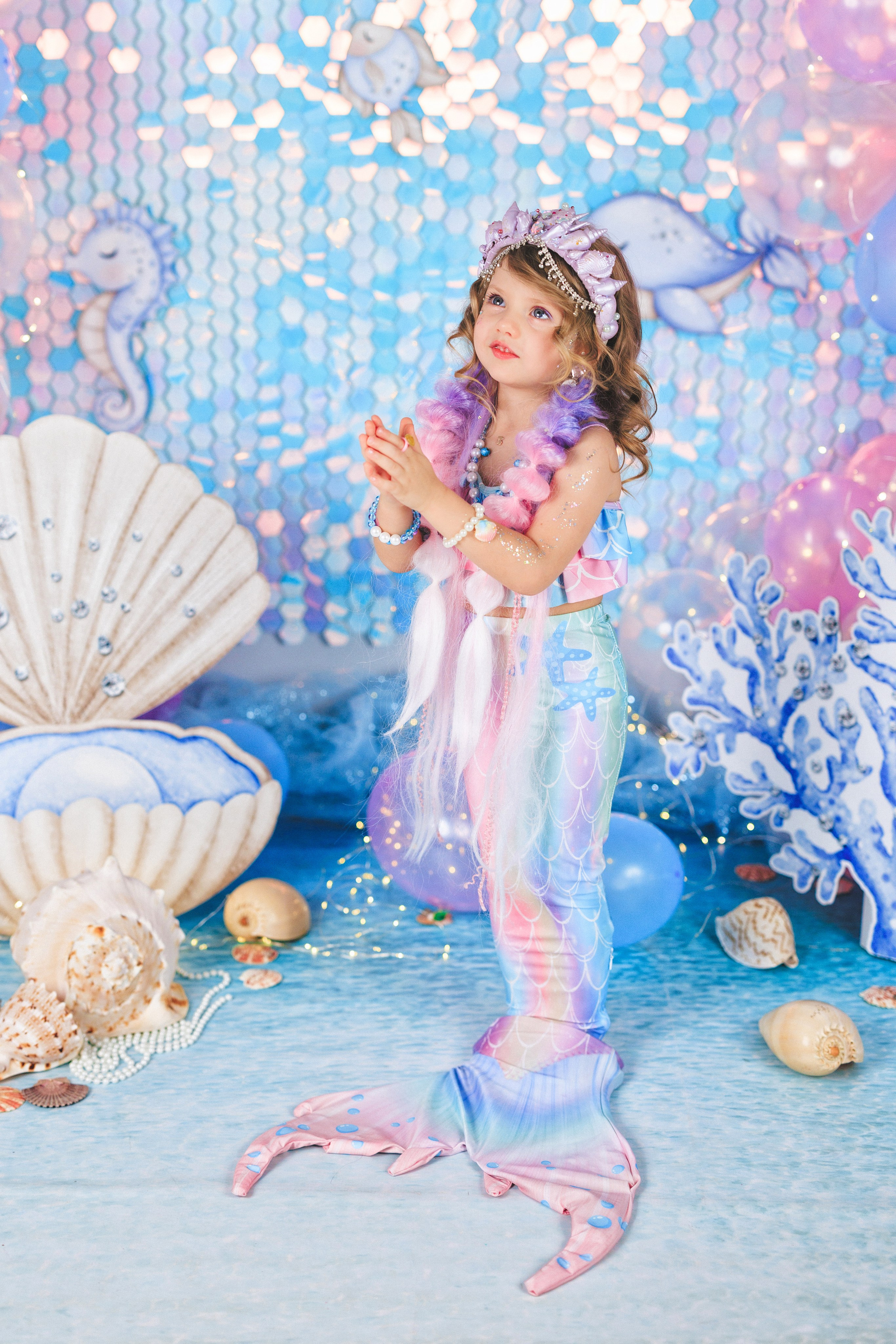 Детская фотосессия в образе «РУСАЛОЧКА», город Краснодар. Семейный и детский фотограф в Краснодаре Анна Трашкова