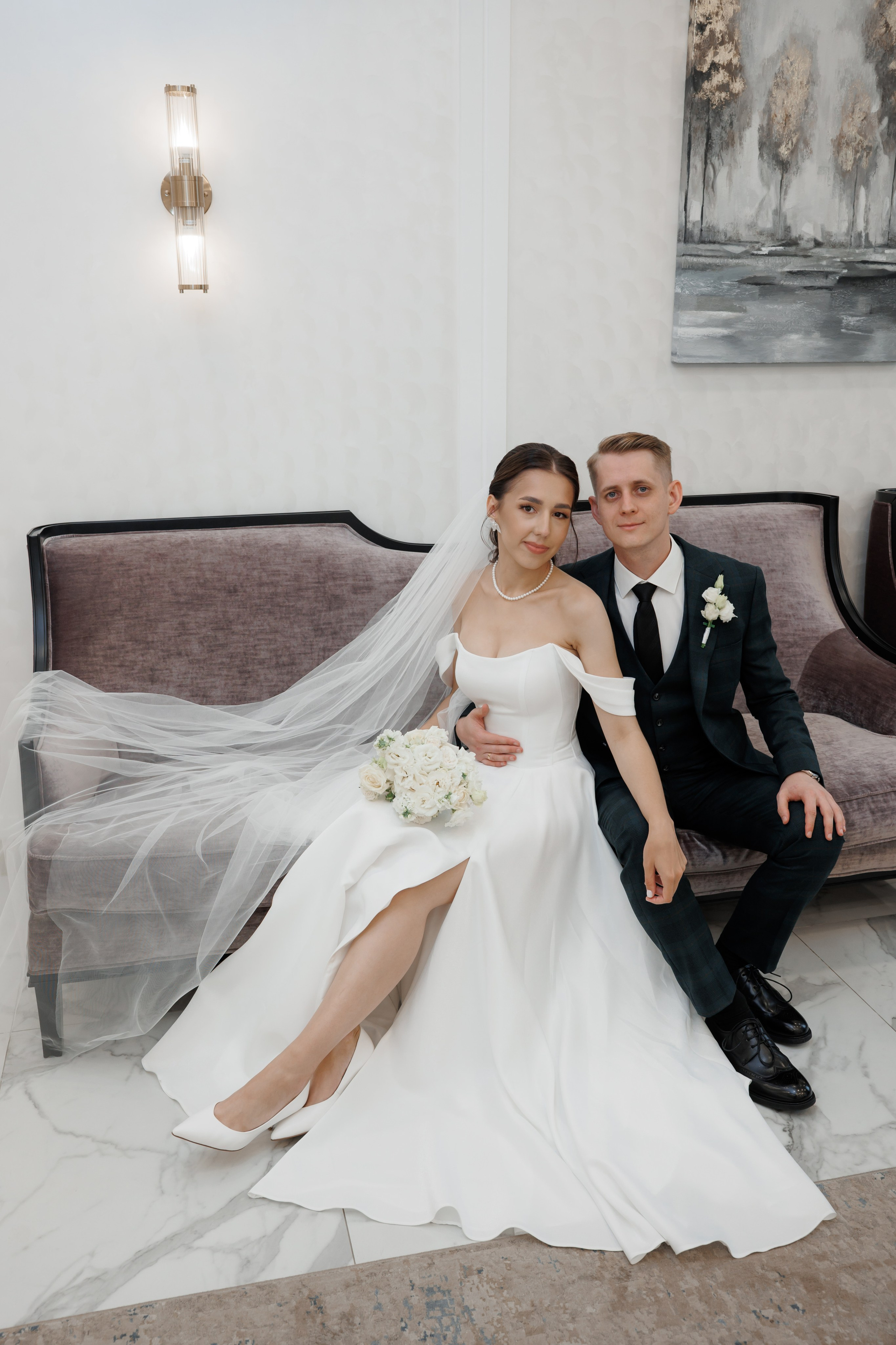 Регистрация в отеле Fish Point, ЗАГС Бутово, прогулка в Остафьево. Свадебный и репортажный фотограф (Москва, Королев и другие)