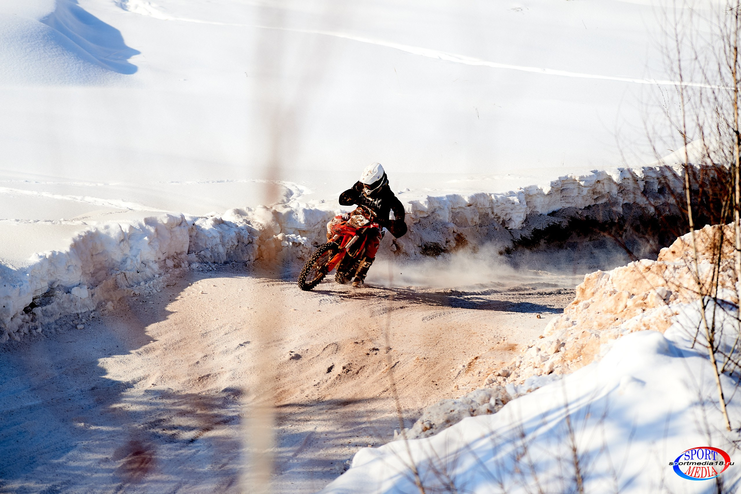 3 этап Кубка Удмуртской Республики по мотокроссу. Воткинск 23.02.2025. Спортивный репортажный фотограф в Ижевске Сергей Мерзляков
