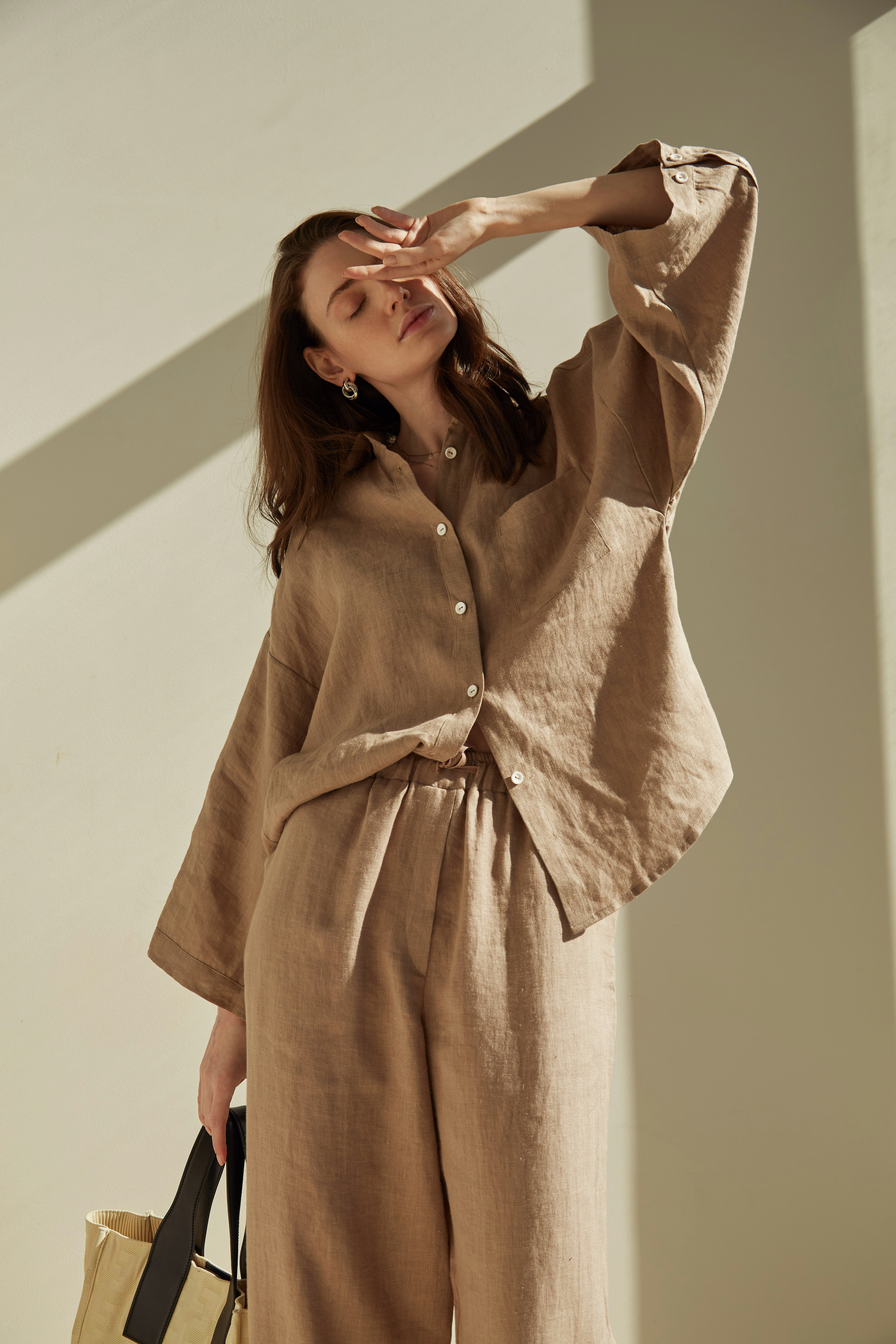 Lookbook для Linen Textile. Fashion фотограф в Москве Ксения Чупрунова