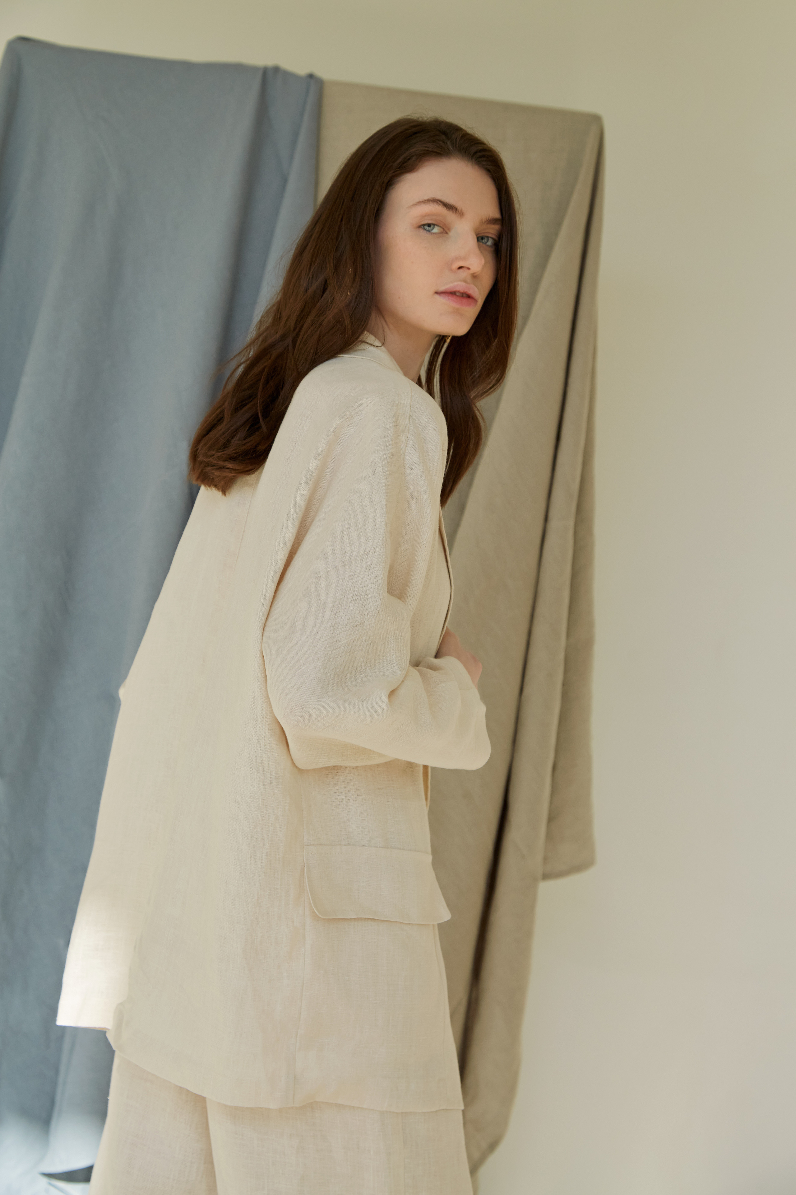 Lookbook для Linen Textile. Fashion фотограф в Москве Ксения Чупрунова