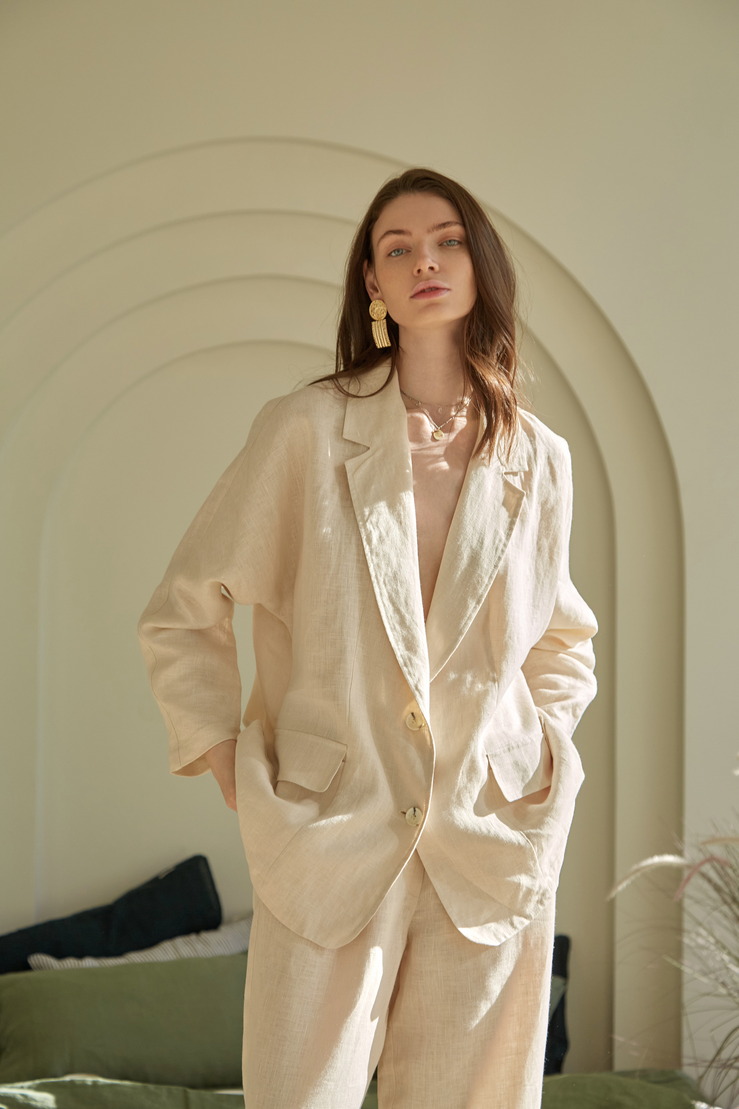 Lookbook для Linen Textile. Fashion фотограф в Москве Ксения Чупрунова