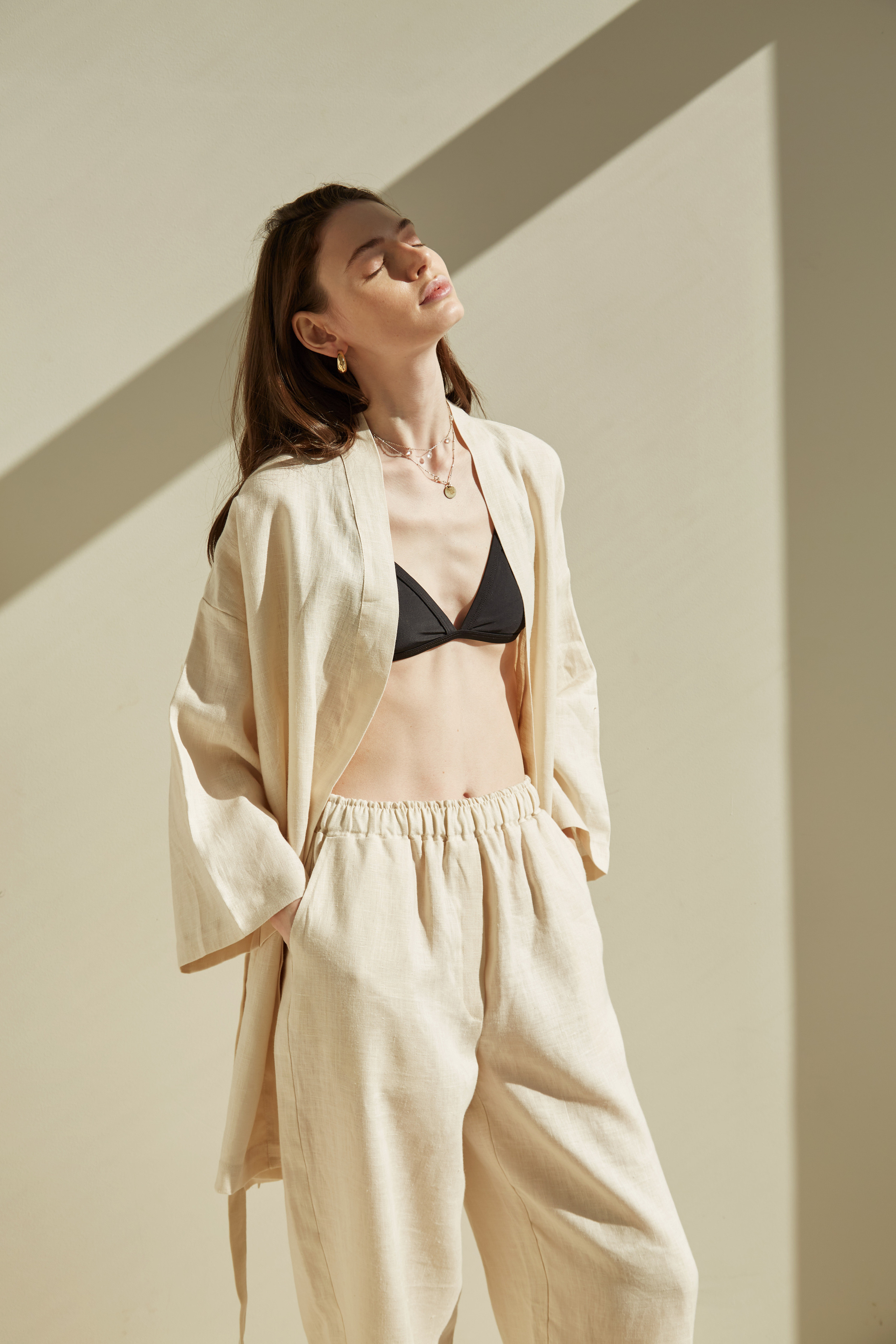 Lookbook для Linen Textile. Fashion фотограф в Москве Ксения Чупрунова