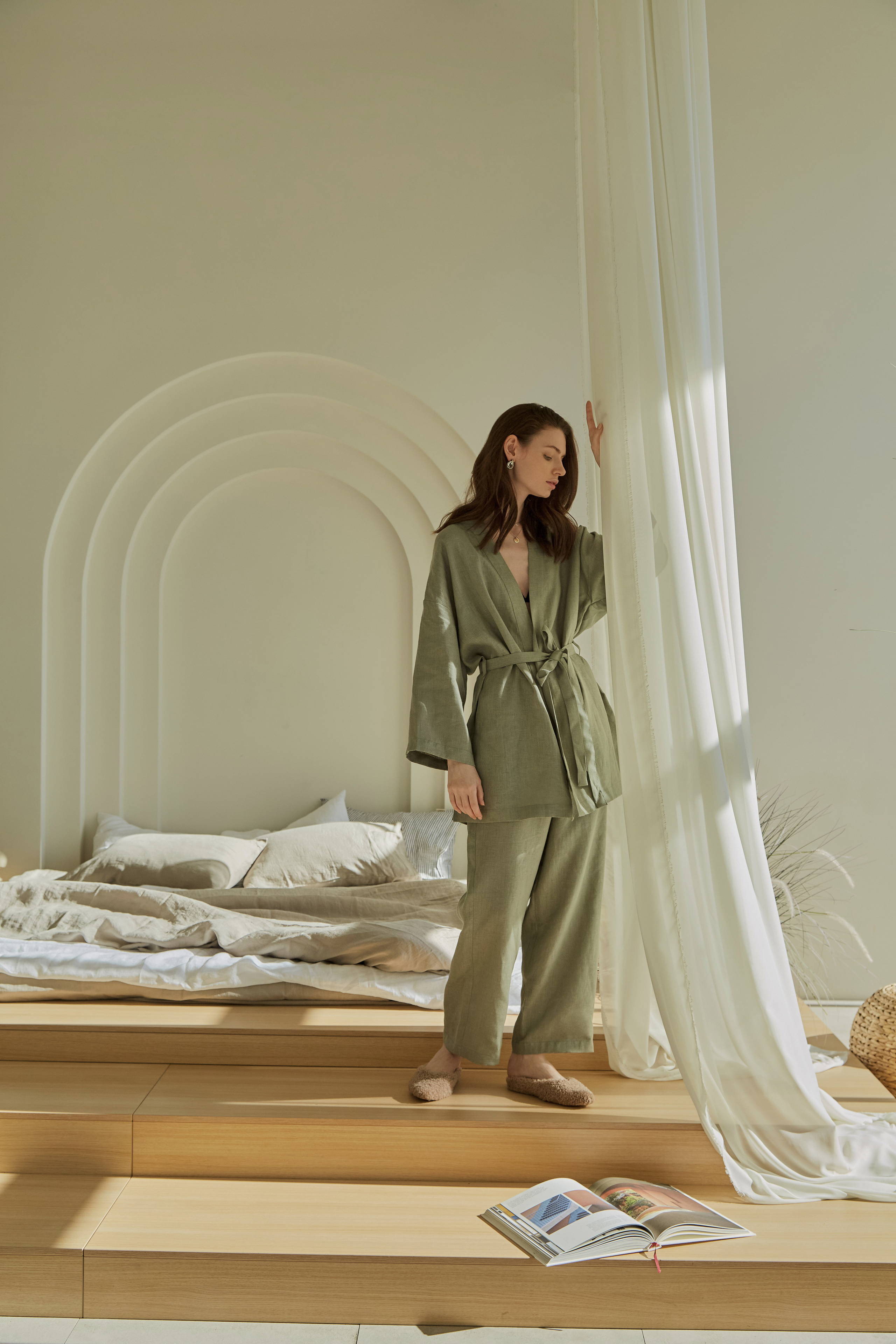 Lookbook для Linen Textile. Fashion фотограф в Москве Ксения Чупрунова