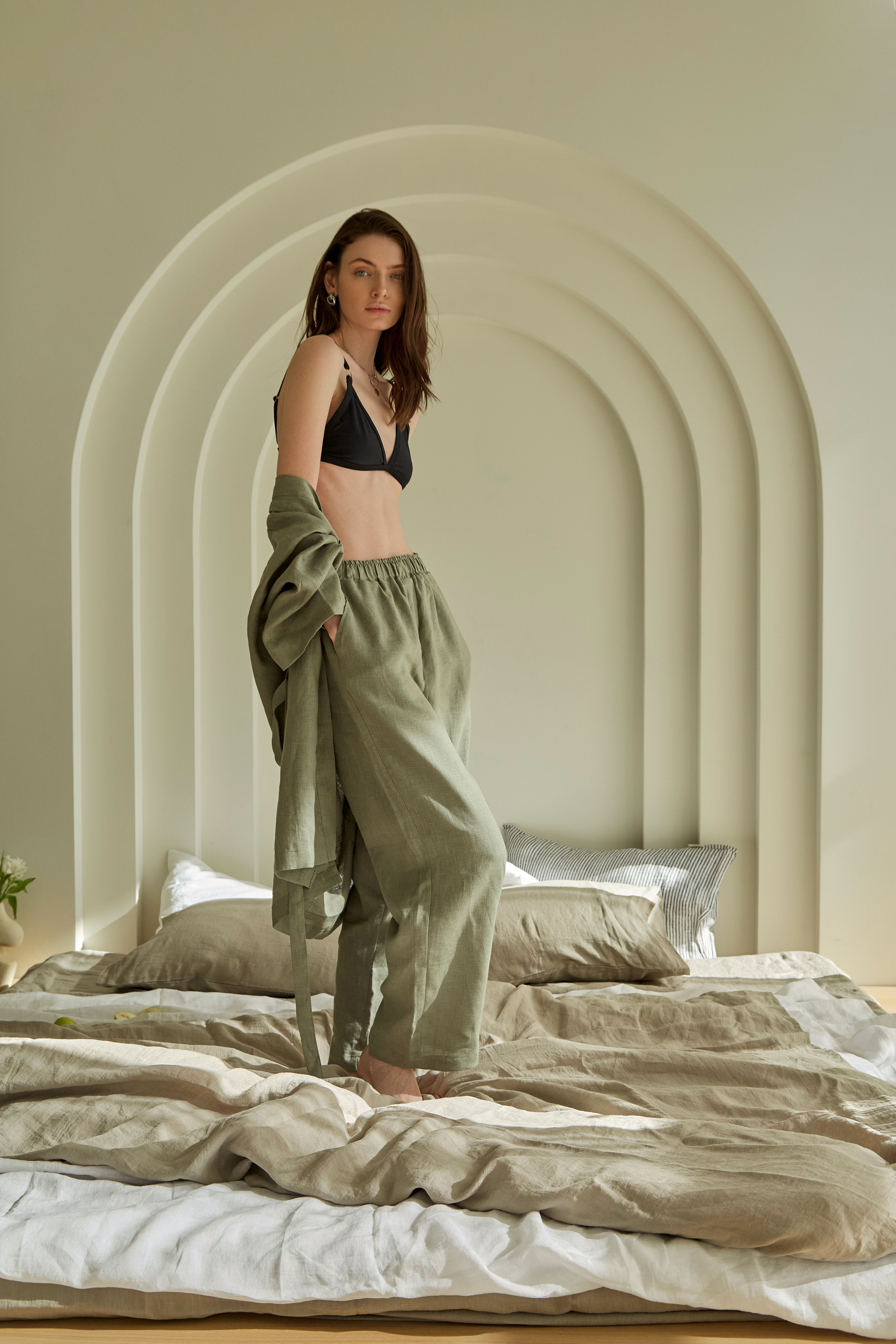 Lookbook для Linen Textile. Fashion фотограф в Москве Ксения Чупрунова