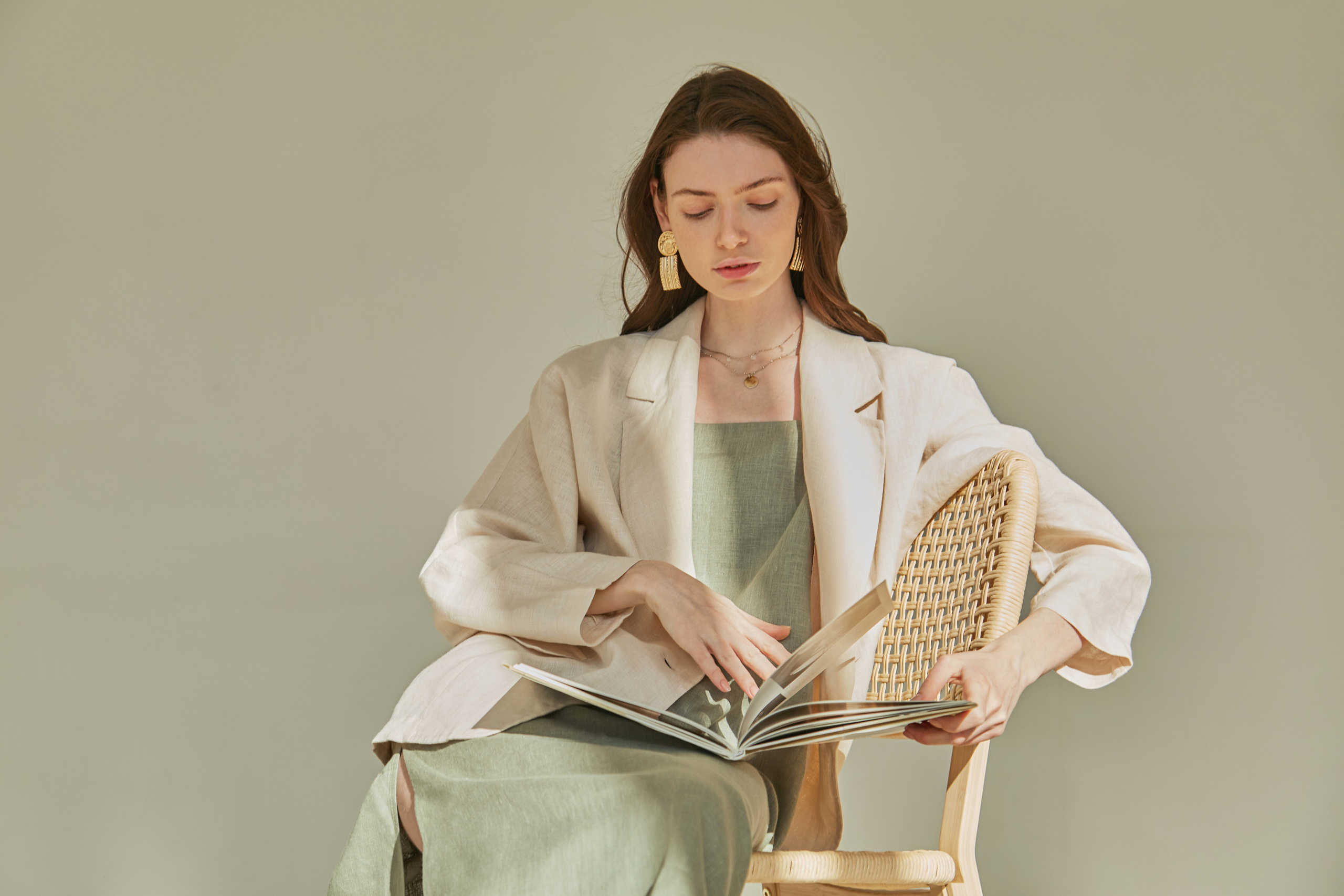 Lookbook для Linen Textile. Fashion фотограф в Москве Ксения Чупрунова