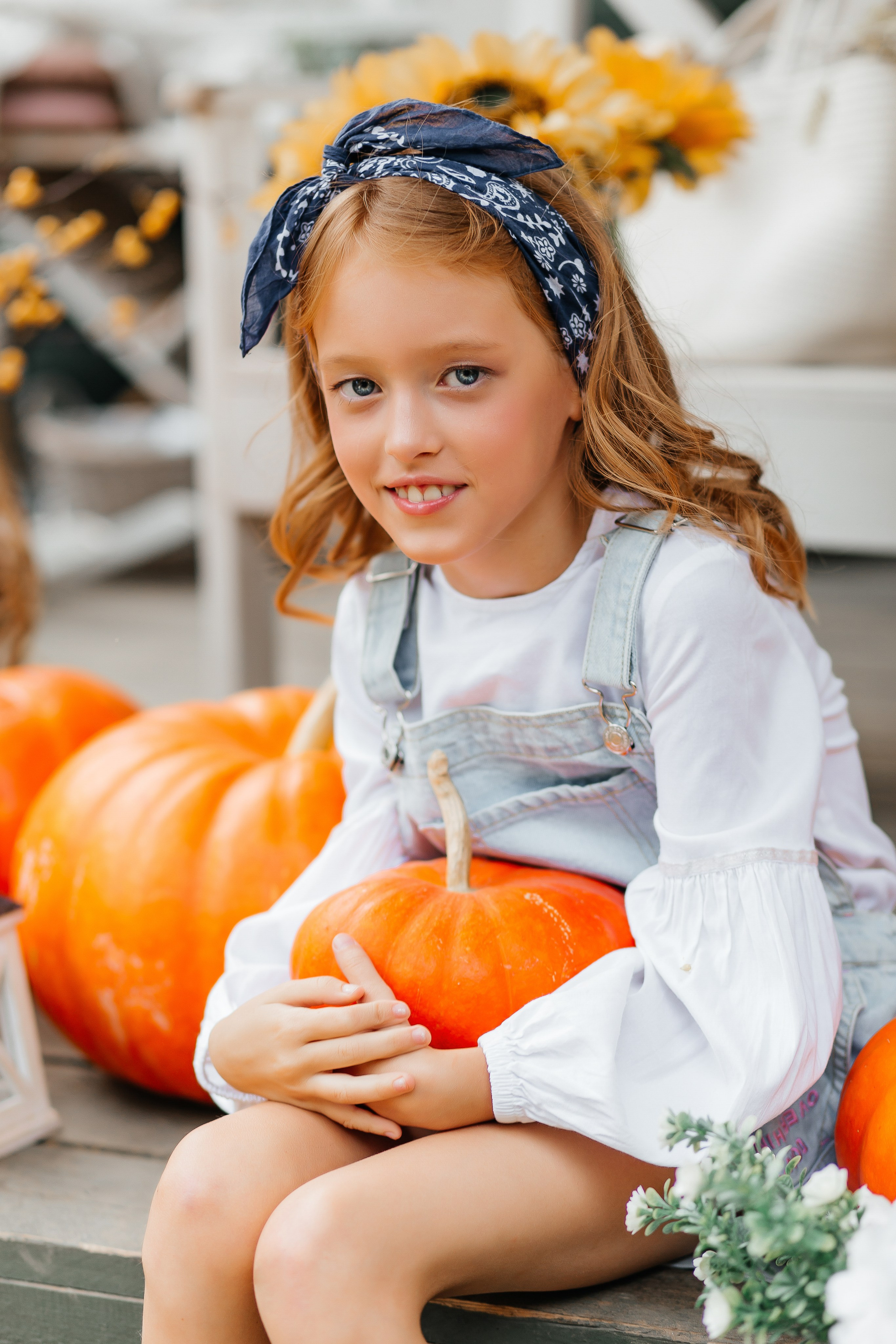 Осенняя детская фотосессия с арбузами. Фотограф в Подольске — Мария Бучнева