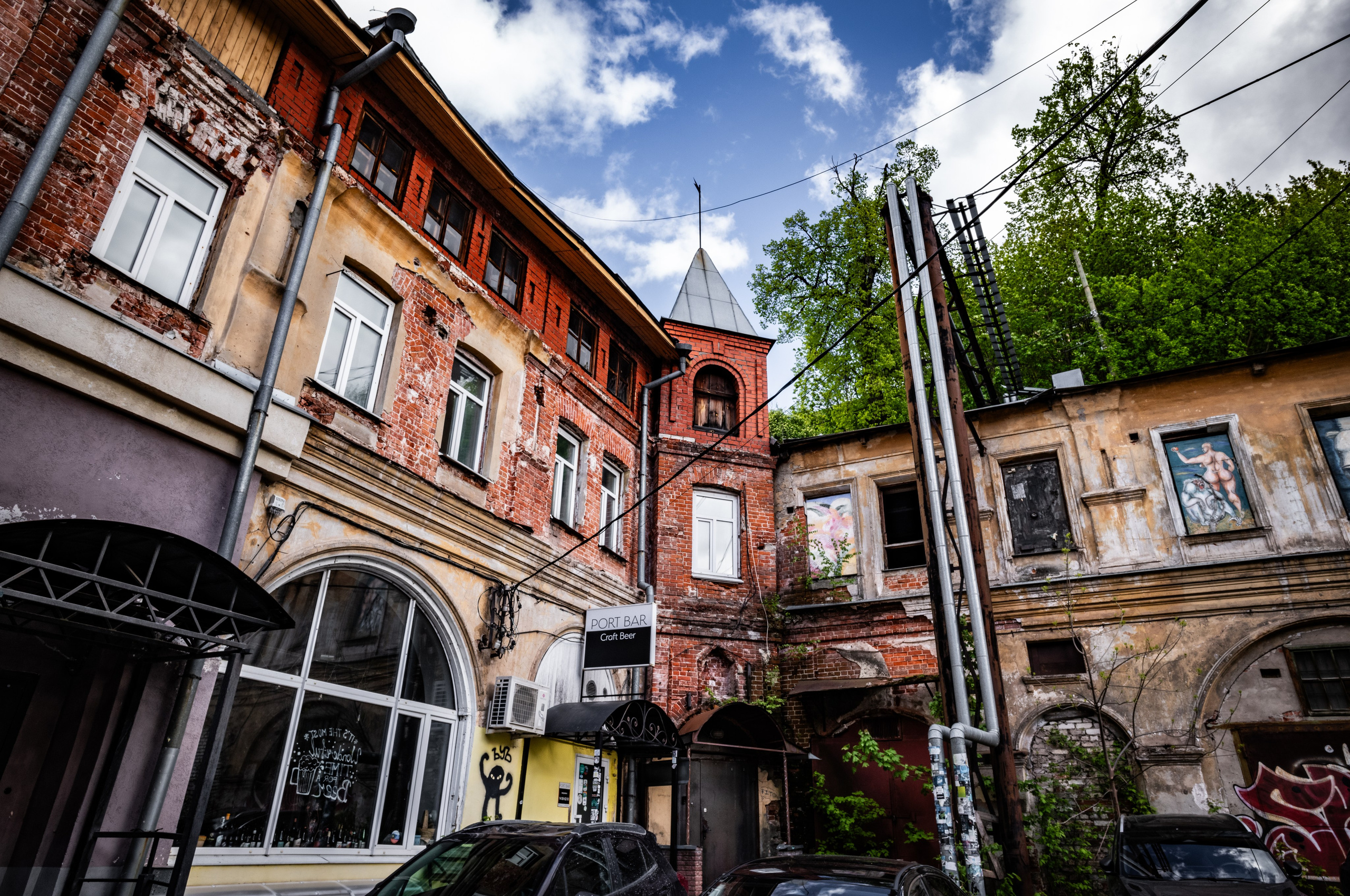 Внутренний двор в Нижнем Новгороде